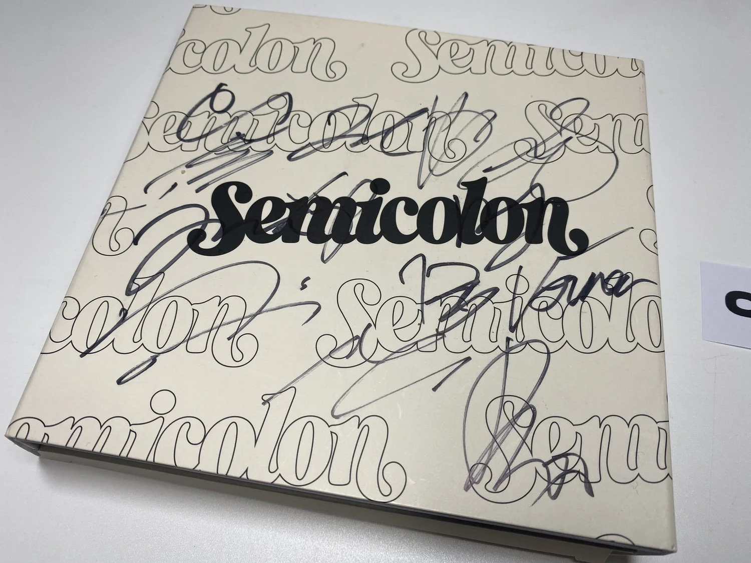SEVENTEEN Semicolon サイン SEVENTEEN - ; (Semicolon) SIGNED ALBUM — chaepeach