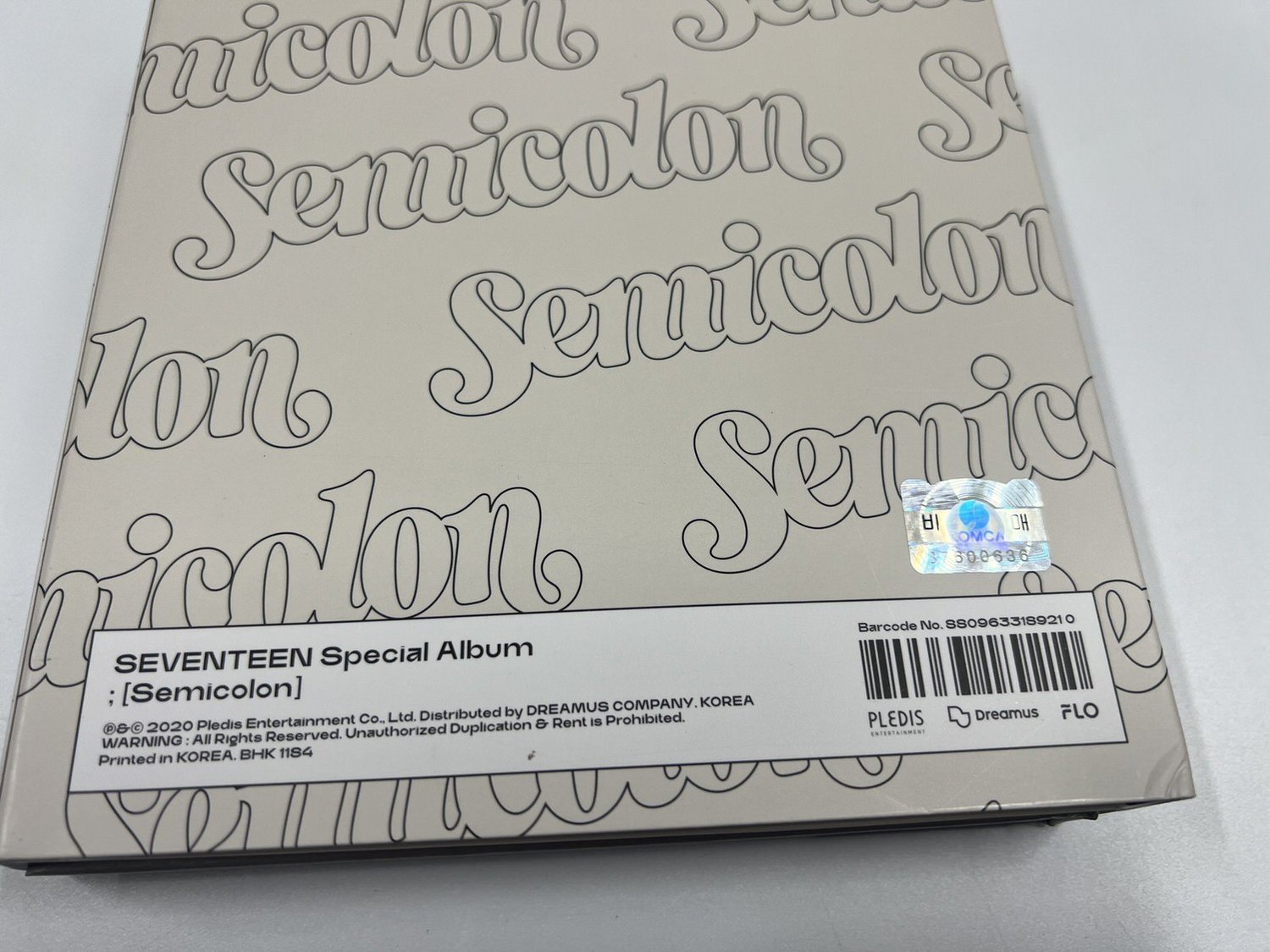 SEVENTEEN - ; (Semicolon) SIGNED ALBUM — chaepeach