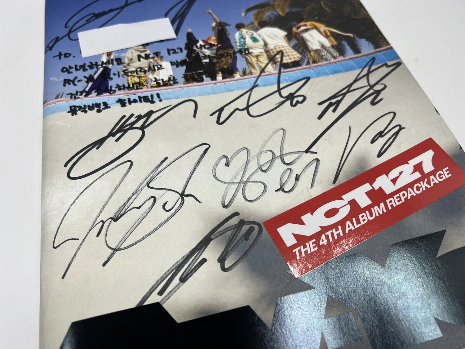 NCT127 サイン入り サイン アルバム NCT 127 sticker サイン入り