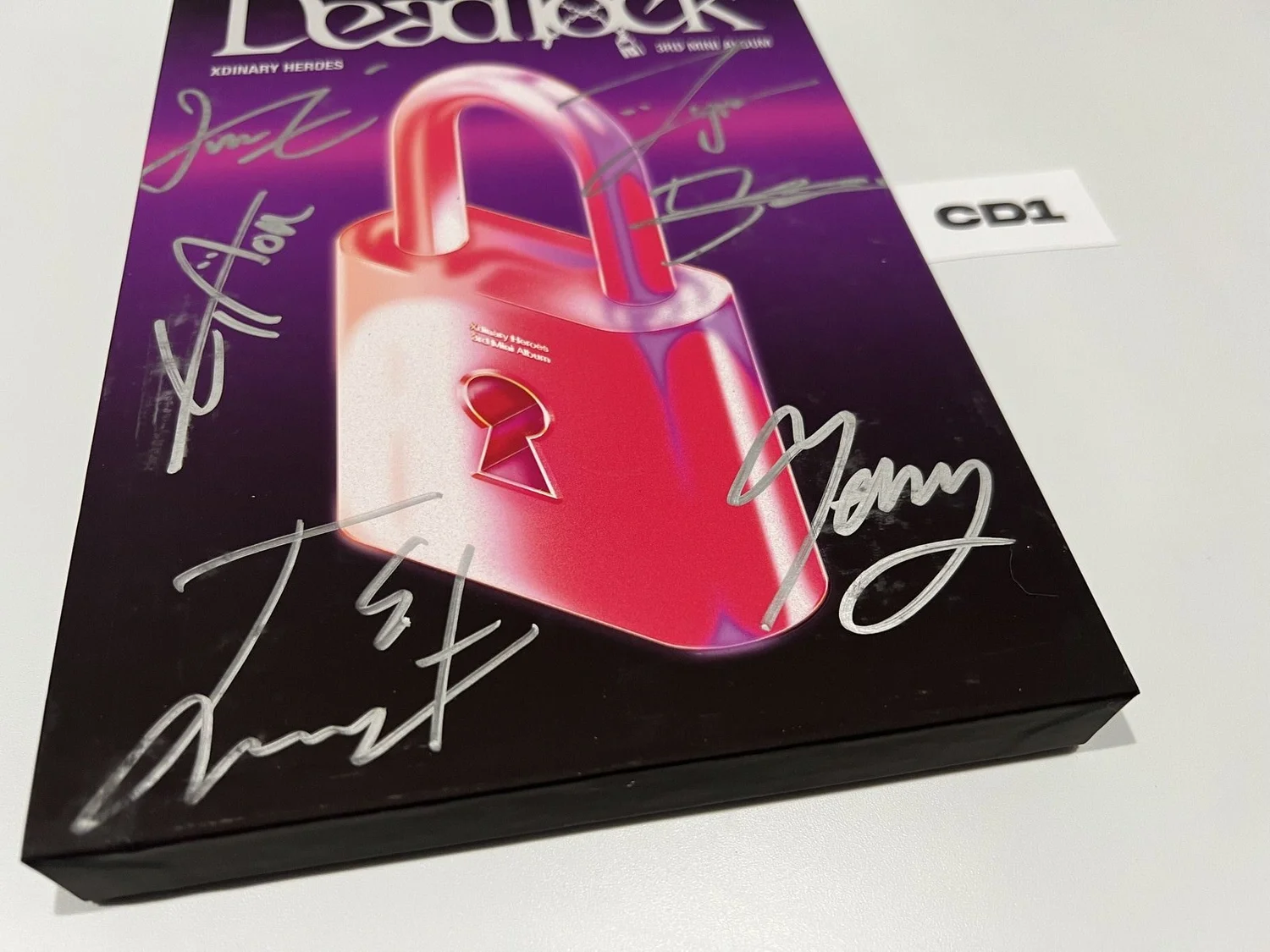Xdinary Heroes - Deadlock (Purple ver.) SIGNED ALBUM — chaepeach