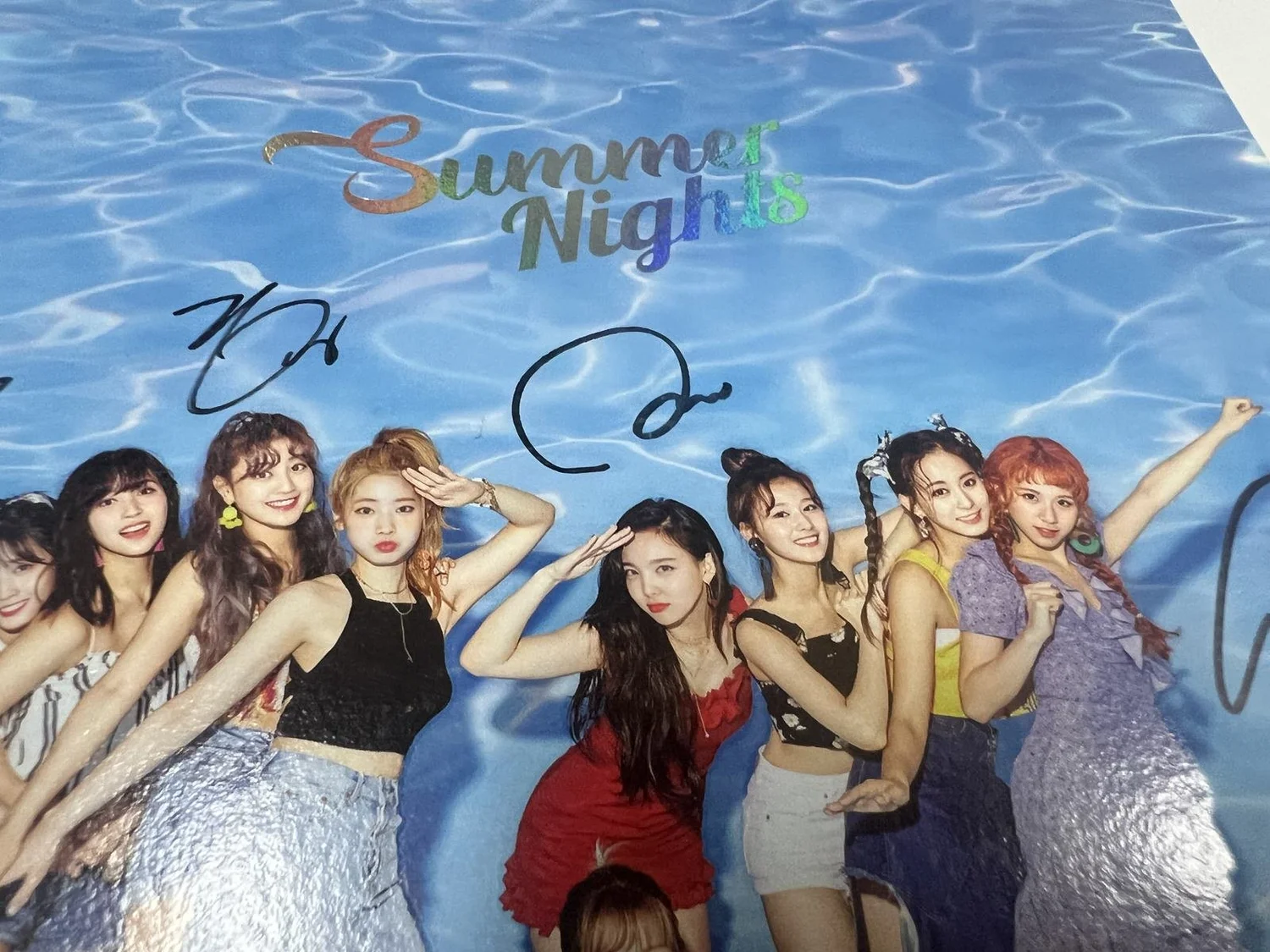 TWICE サイン summer night TWICE サイン summer night TWICE - Summer Nights (A VER