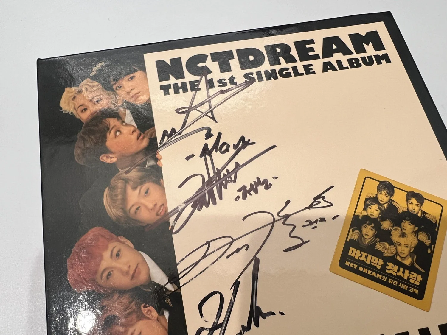 NCT DREAM 直筆 サイン 入り アルバム CD BOOM プロモ 非売品 消費税無し NCT DREAM CD 非売品 プロモ BOOM CD アルバム 入り