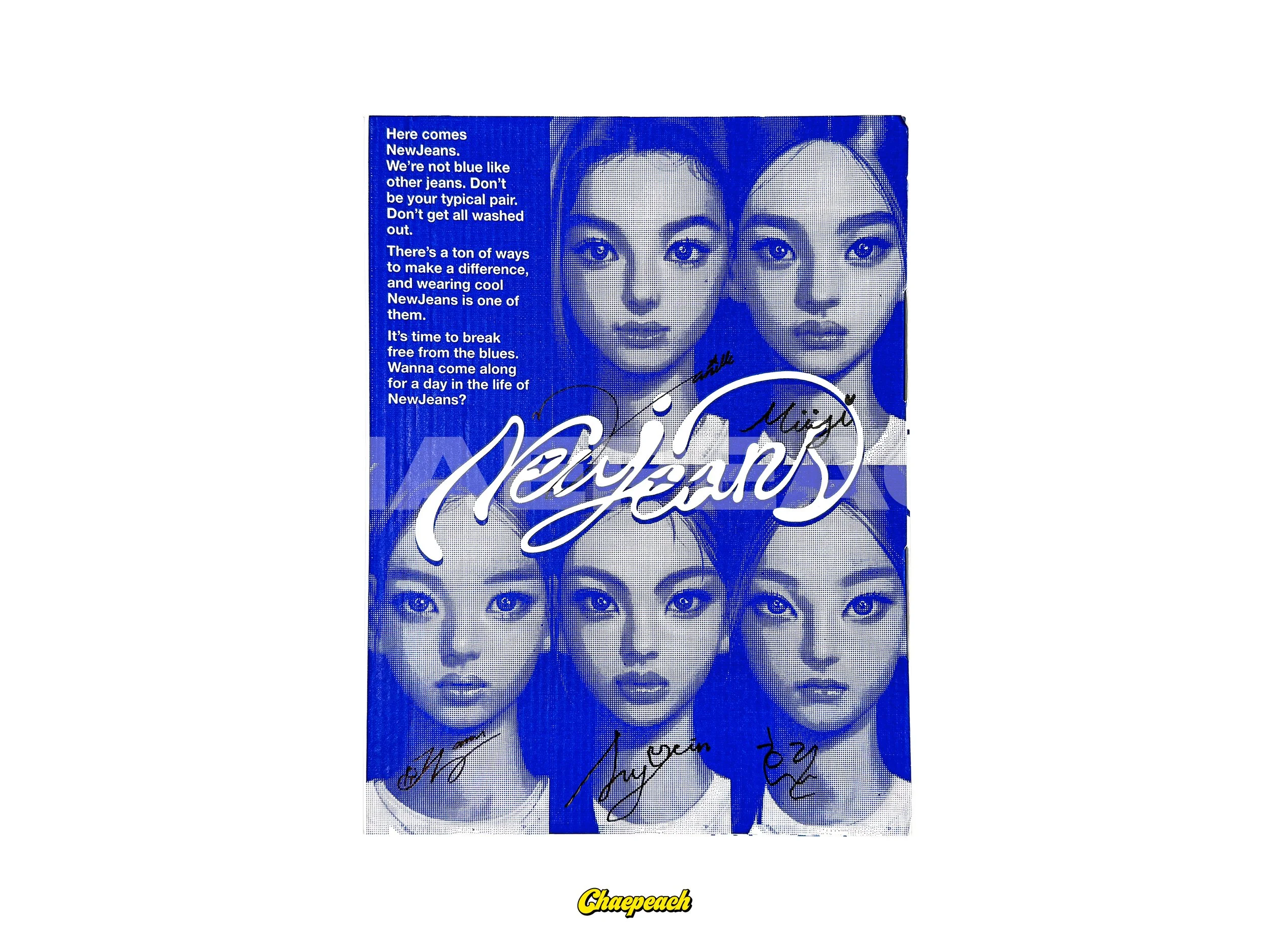 NewJeans - New Jeans [Blue Book Version] (NewJeans ver.) SIGNED ALBUM