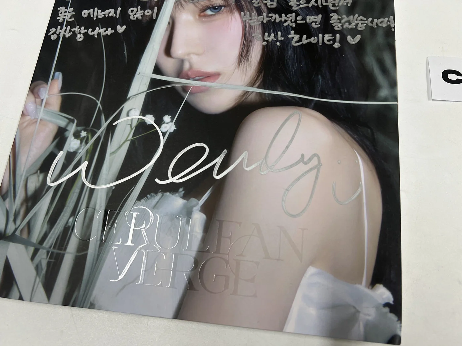 WENDY (Red Velvet) - Cerulean Verge (A ver.) SIGNED ALBUM +
