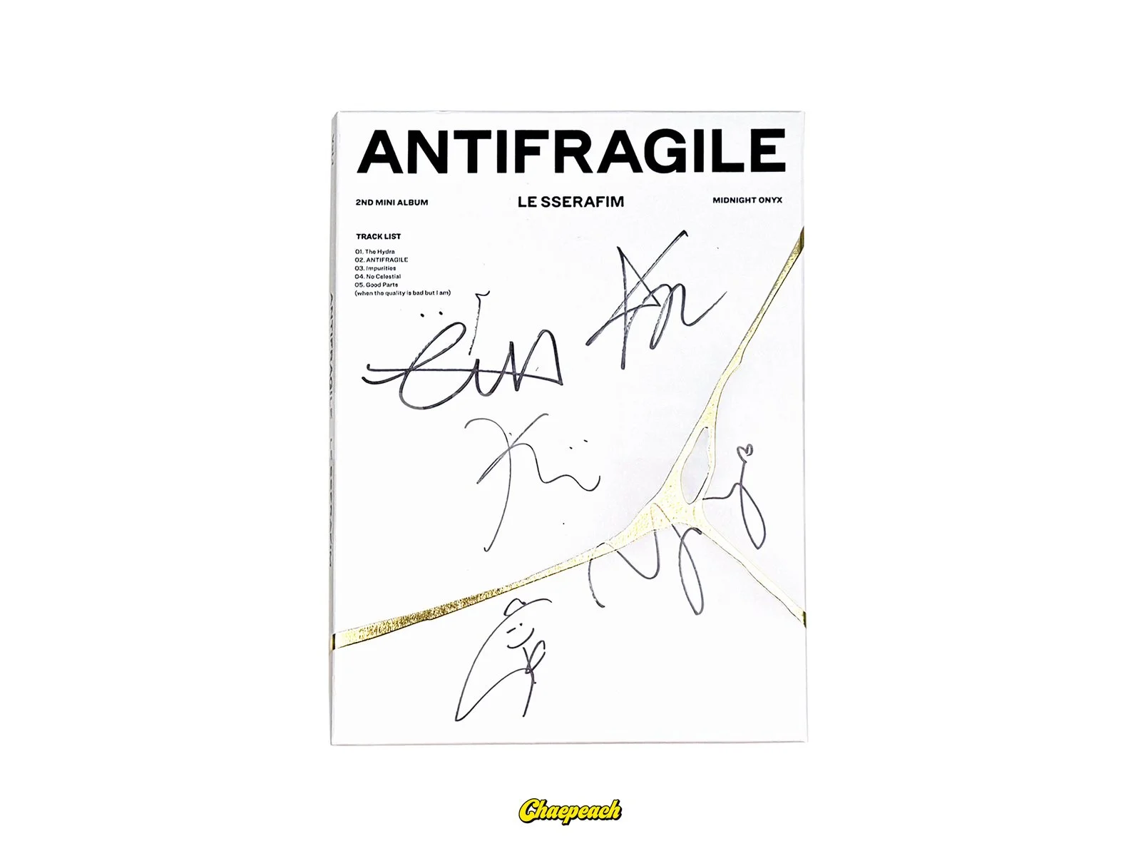 LE SSERAFIM - ANTIFRAGILE (Vol. 1 MIDNIGHT ONYX) SIGNED ALBUM NEW