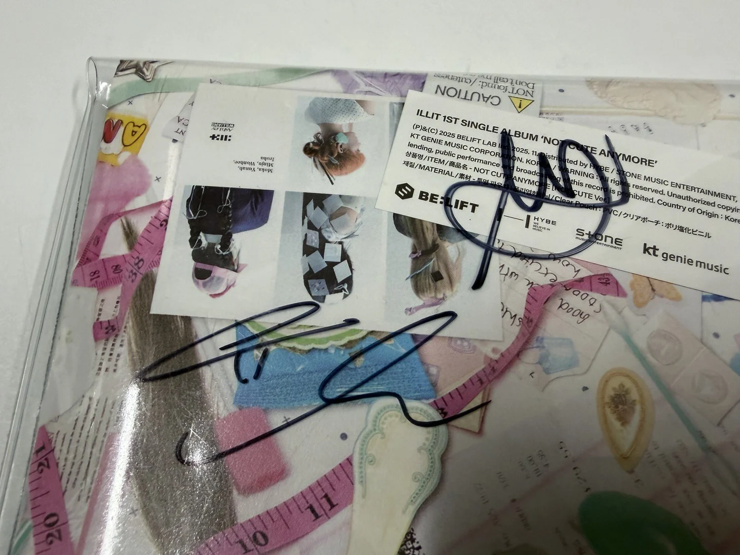 ILLIT - NOT CUTE ANYMORE [NOT CUTE VER.] SIGNED ALBUM — chaepeach