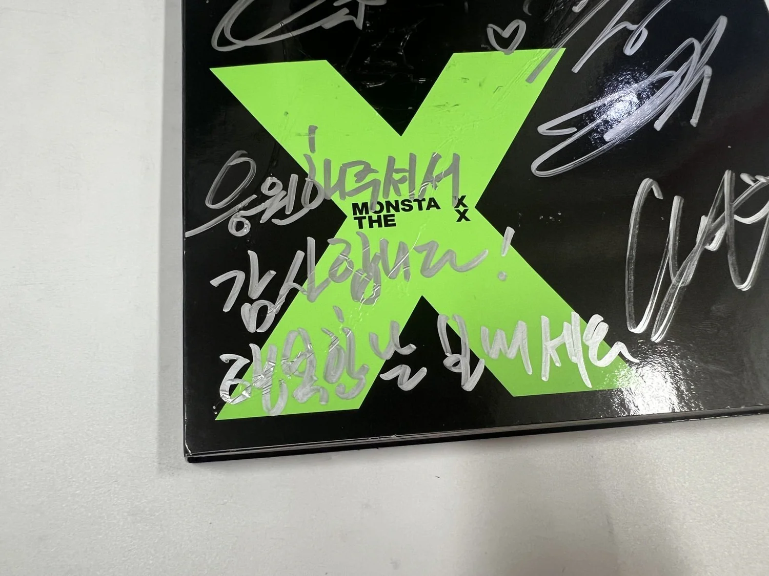 MONSTA X - THE X (UNDERDOG X VER.) SIGNED ALBUM + Message — chaepeach