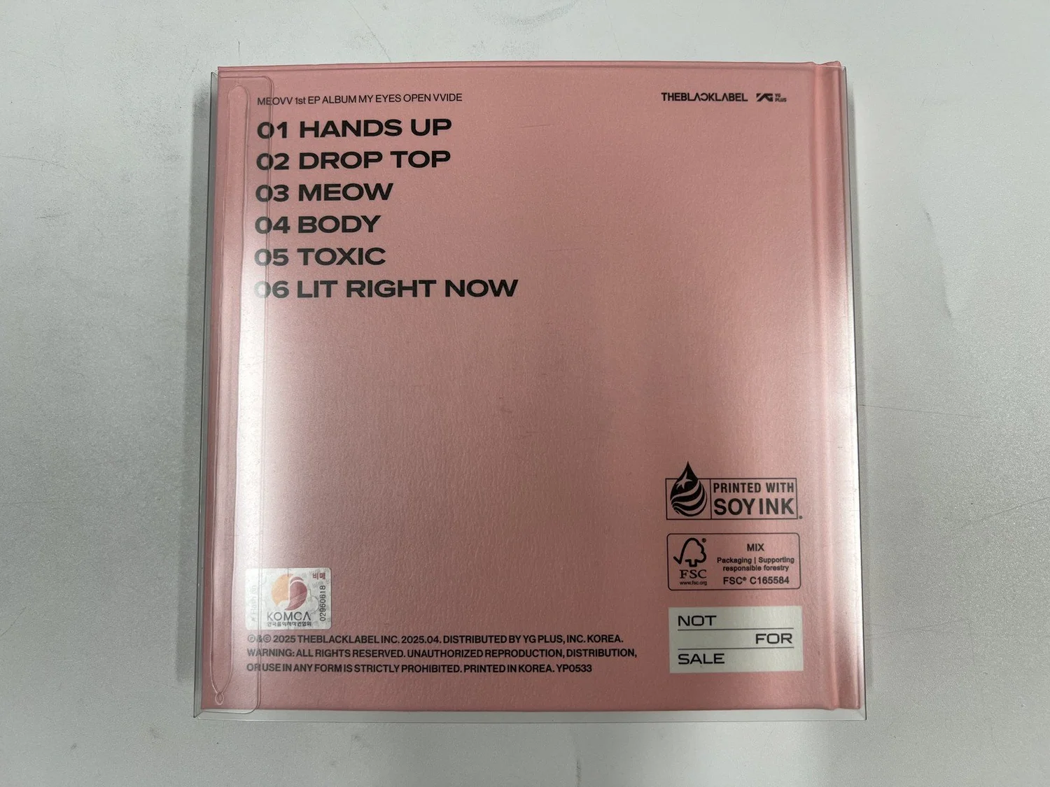 MEOVV 直筆サイン入り　1st EPアルバム MEOVV 直筆サイン入り 1st EPアルバム MEOVV [MY EYES OPEN