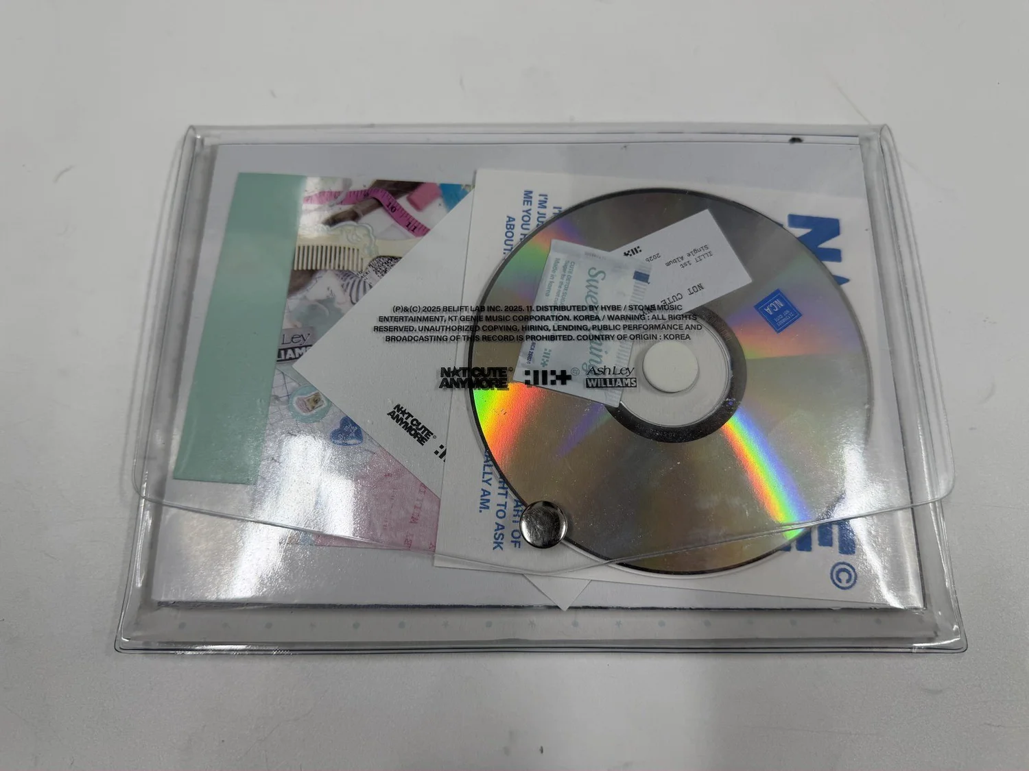 ILLIT - NOT CUTE ANYMORE [NOT CUTE VER.] SIGNED ALBUM — chaepeach