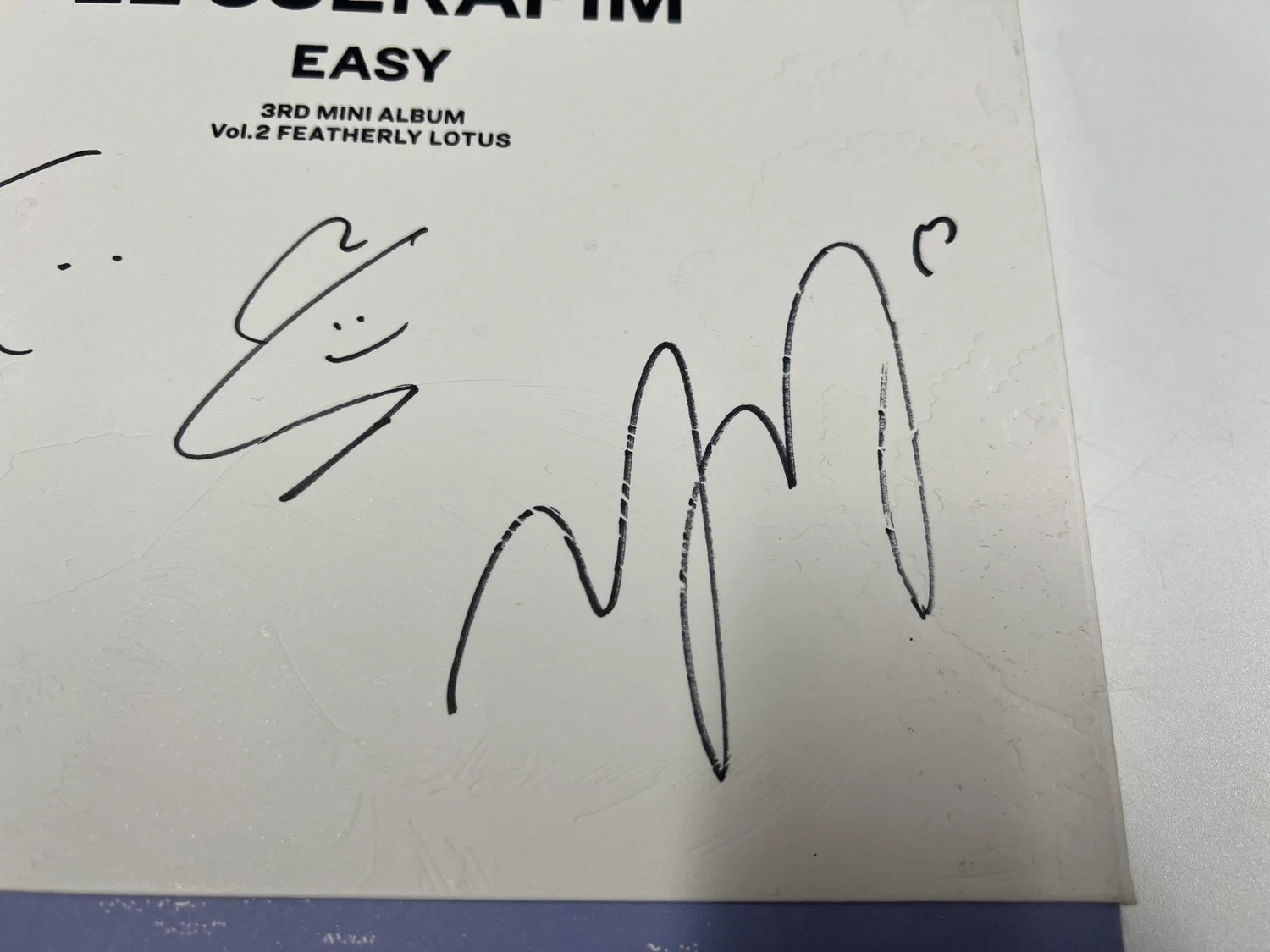 LE SSERAFIM easy サイン会 直筆サイン入り アルバム 韓国 Yahoo