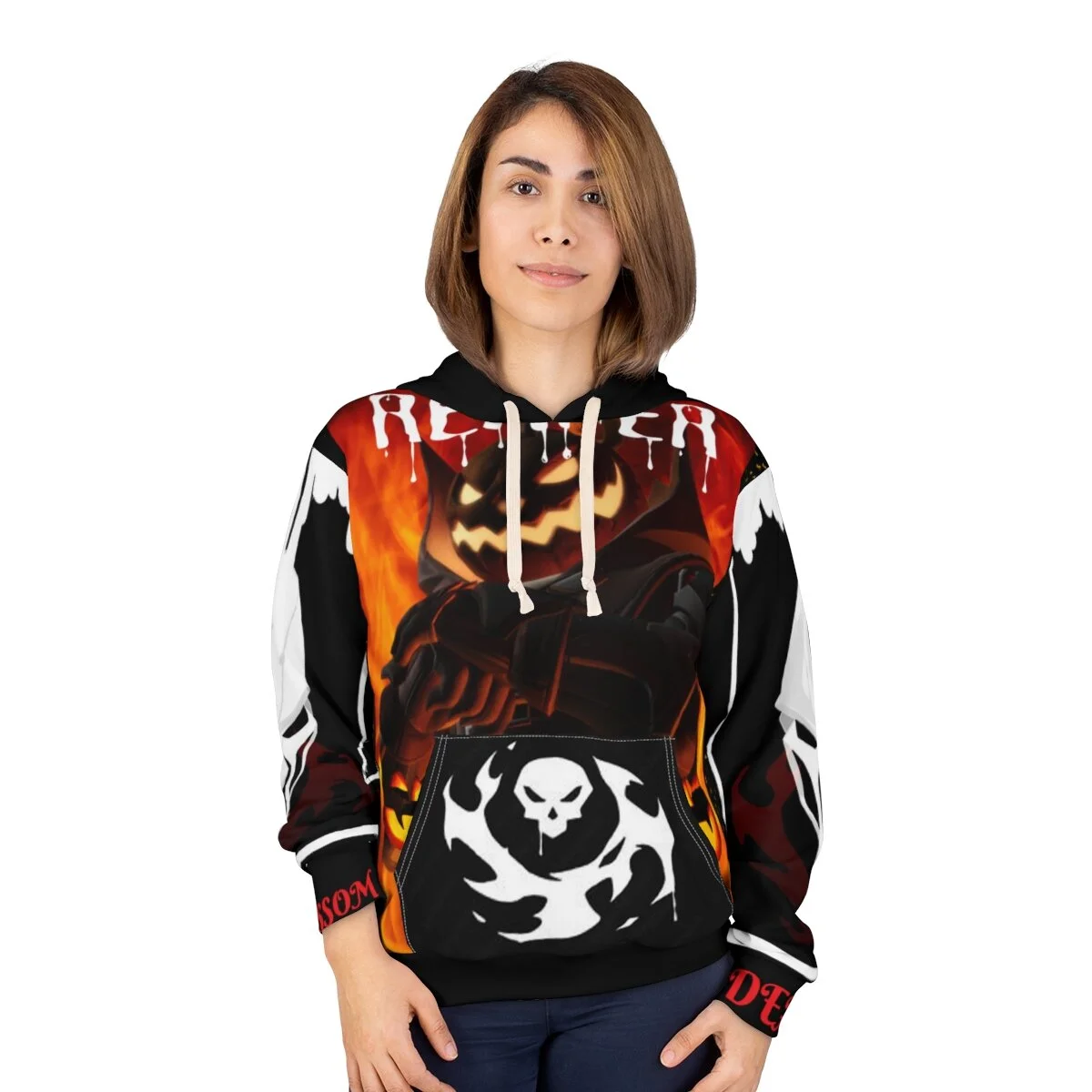 Overwatch Pumpkin Reaper Pullover Hoodie — Million Little Shop