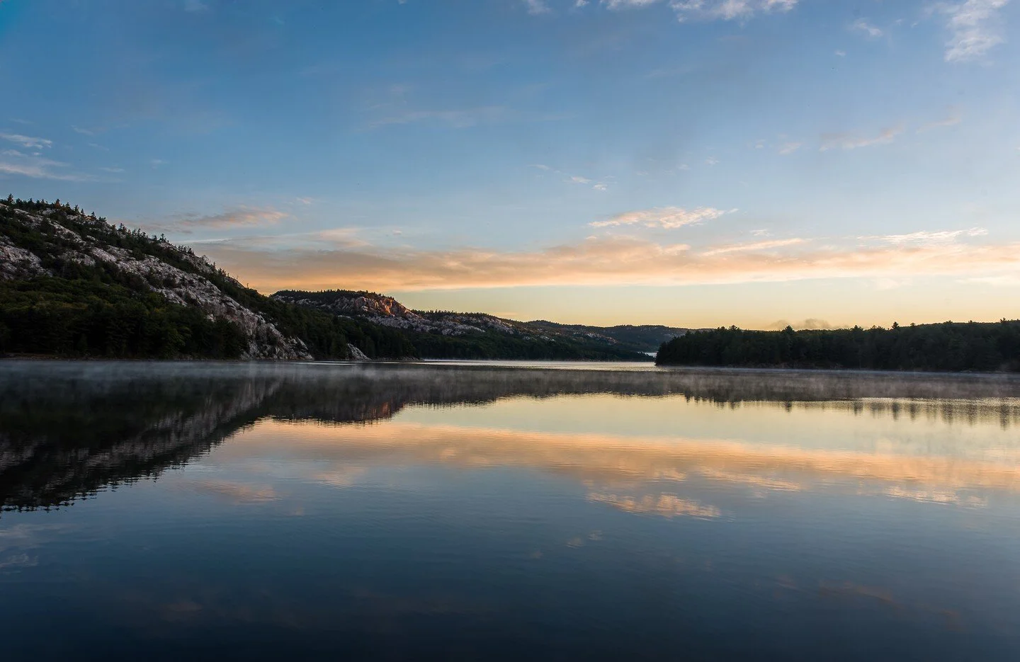 In the span of less than a year, I was fortunate enough to embark on not one, but two trips in the south side of Killarney Provincial Park. Both trips involved camping on the beautiful Killarney lake (as seen in these pictures), and one involved furt