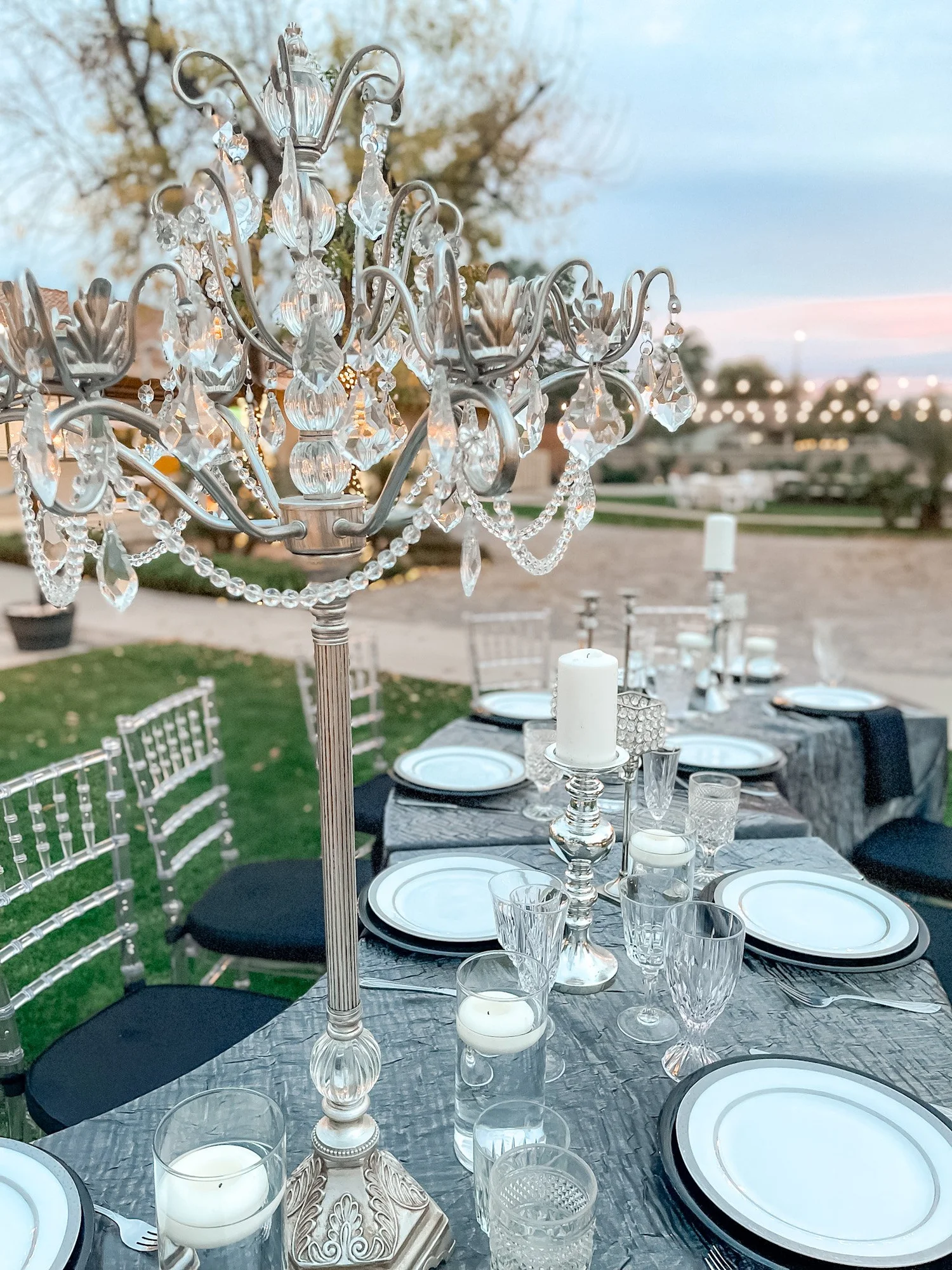 The Lounge set for a reception