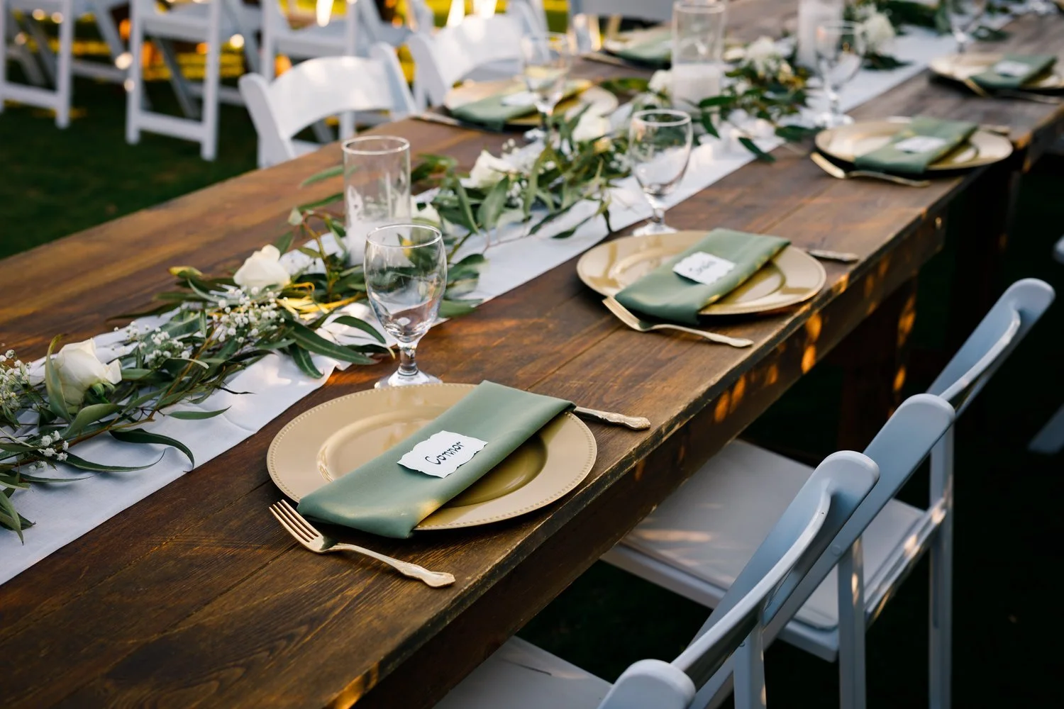 Reception table