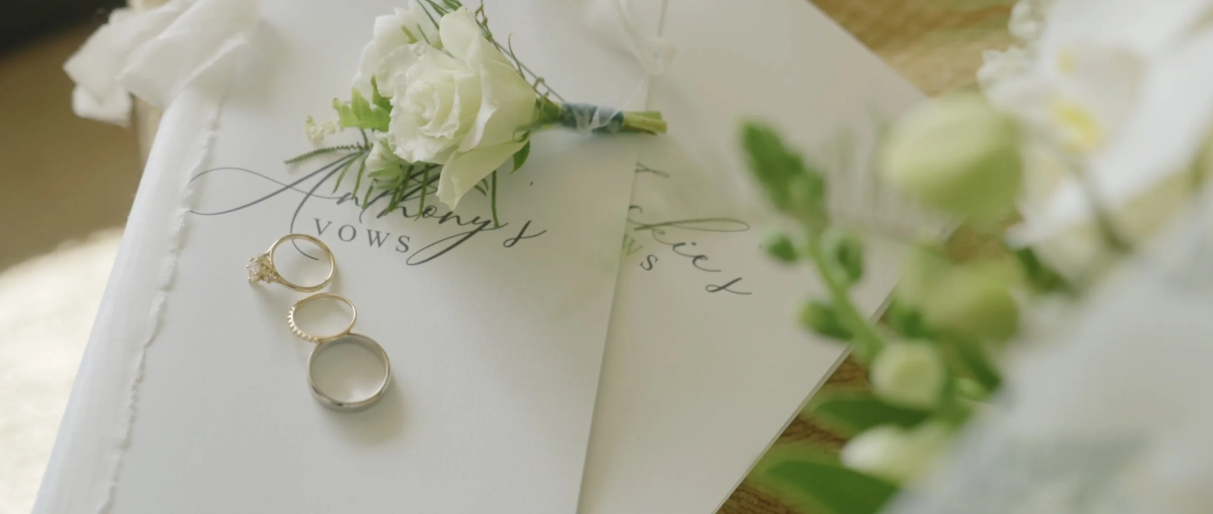 Vow Books for elopement videography