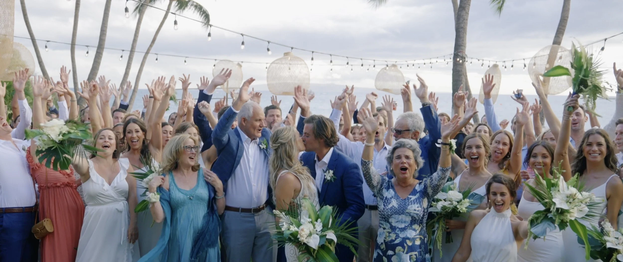 Guests at a Maui Wedding