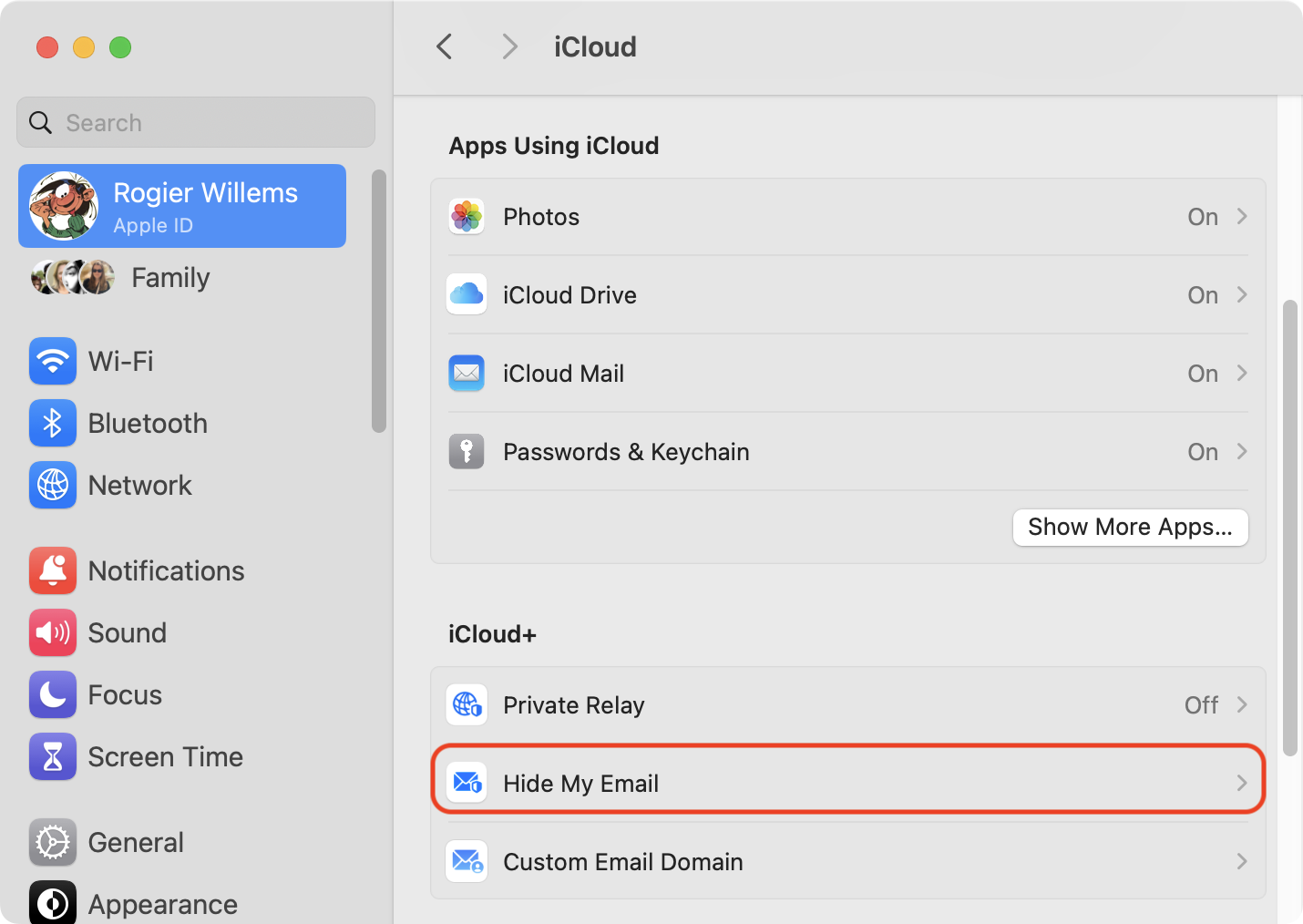 iCloud > Settings > Hide my email.png