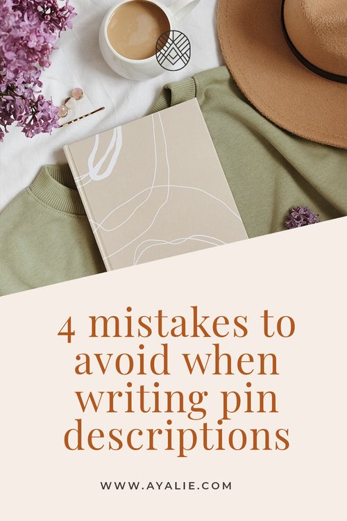 4 pin description mistakes you don't want to make — AYALIE