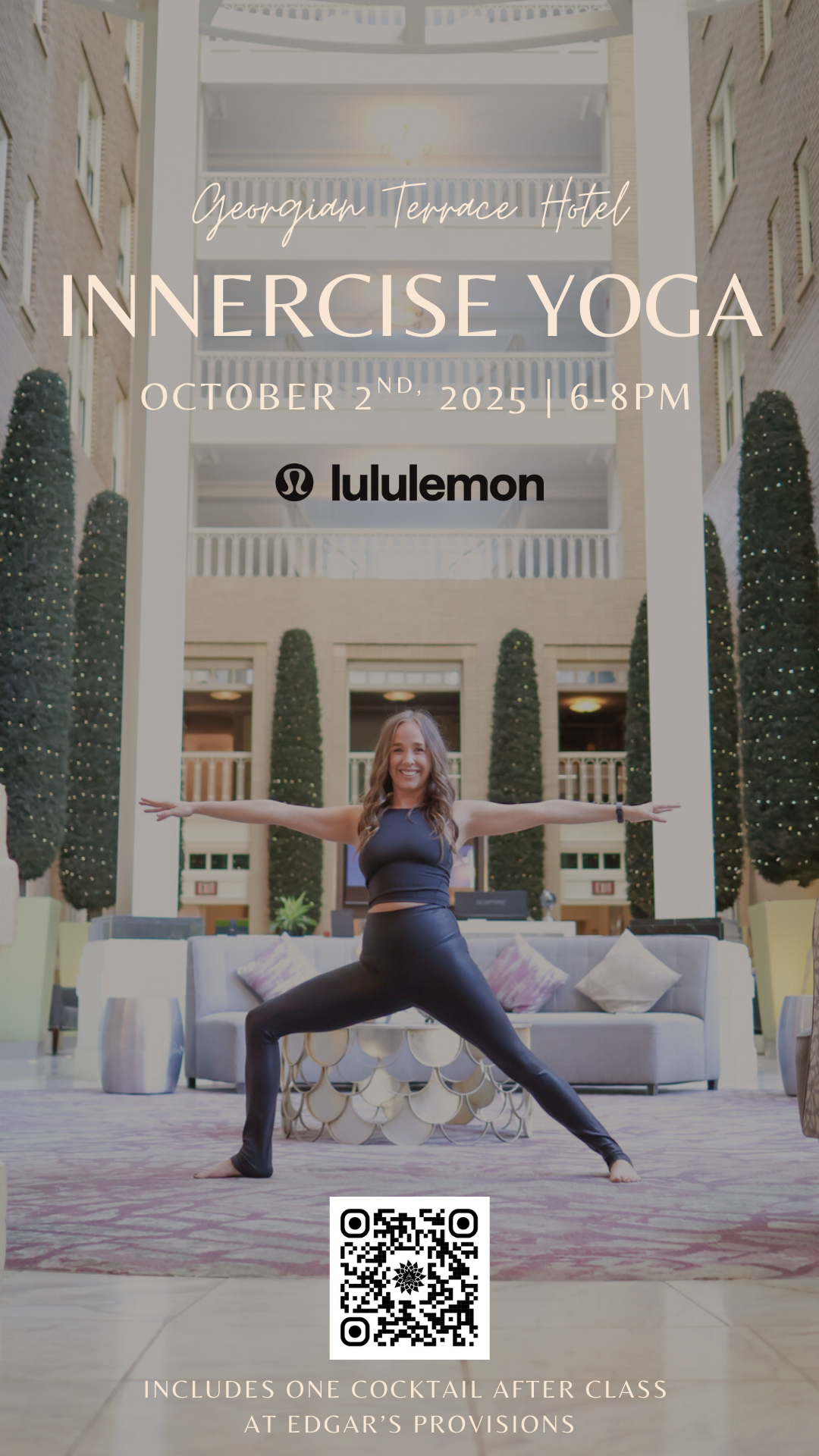 INNERCISE YOGA AT THE GEORGIAN TERRACE HOTEL