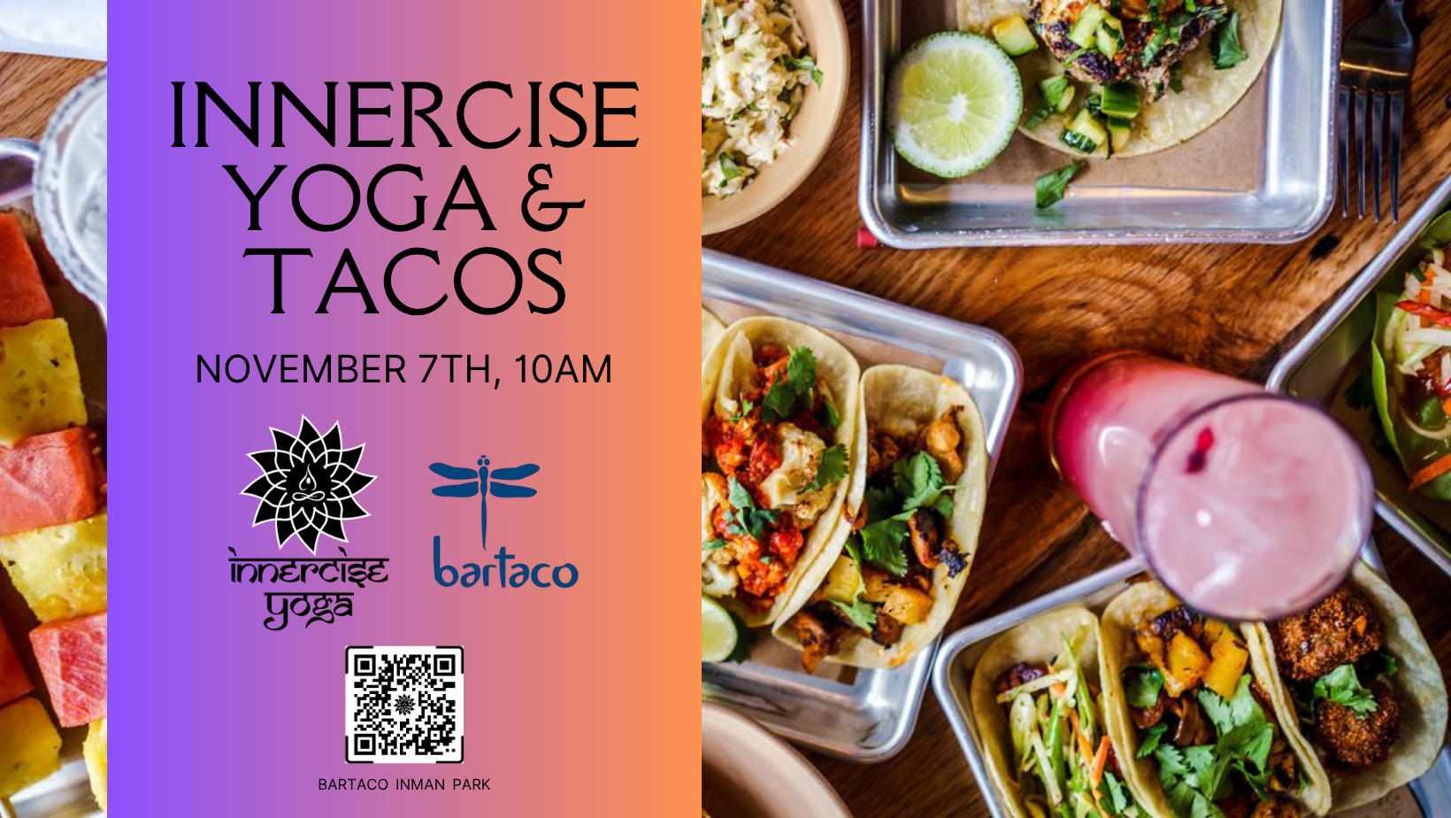 INNERCISE YOGA &amp; TACOS