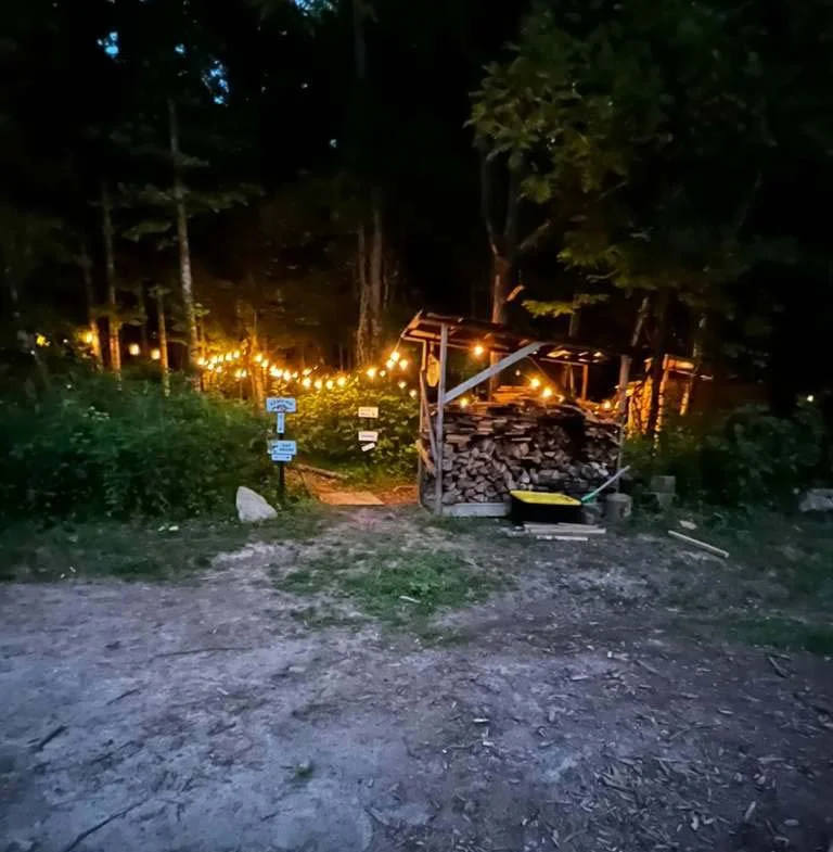 Nighttime in the campground