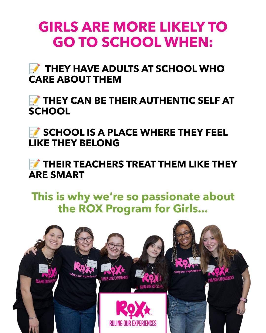 We know that improving school attendance remains a top priority for educators nationwide.

We also know (thanks to The Girls&rsquo; Index&trade;) that girls are more likely to go to school when:
-They have adults at school who care about them
-They c