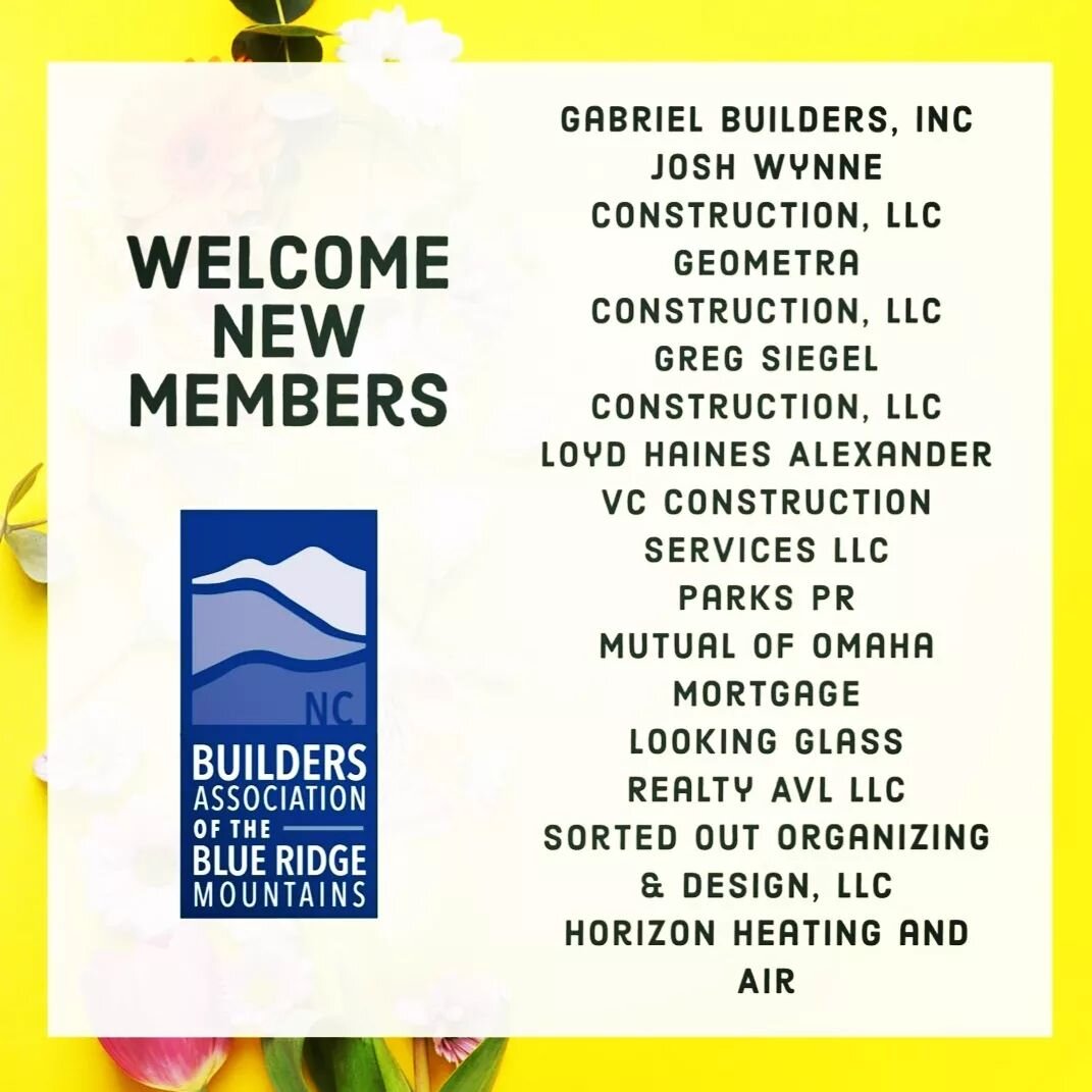 I'm very excited to be a part of the Builders Association of the Blue Ridge Mountains! So many new people to meet and things to learn about a fantastic and ever growing industry.
.
Never stop learning!
.
#build #building #architecture #interiordesign