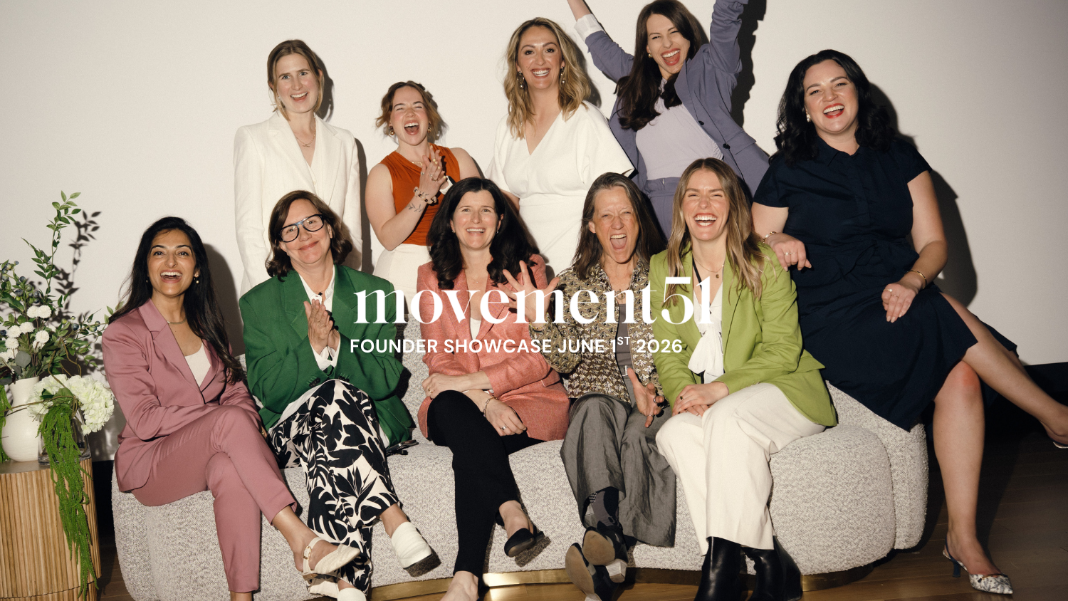 The Movement51 Founder Showcase: 18 Founders. Two Stages. One Unmistakable Signal.