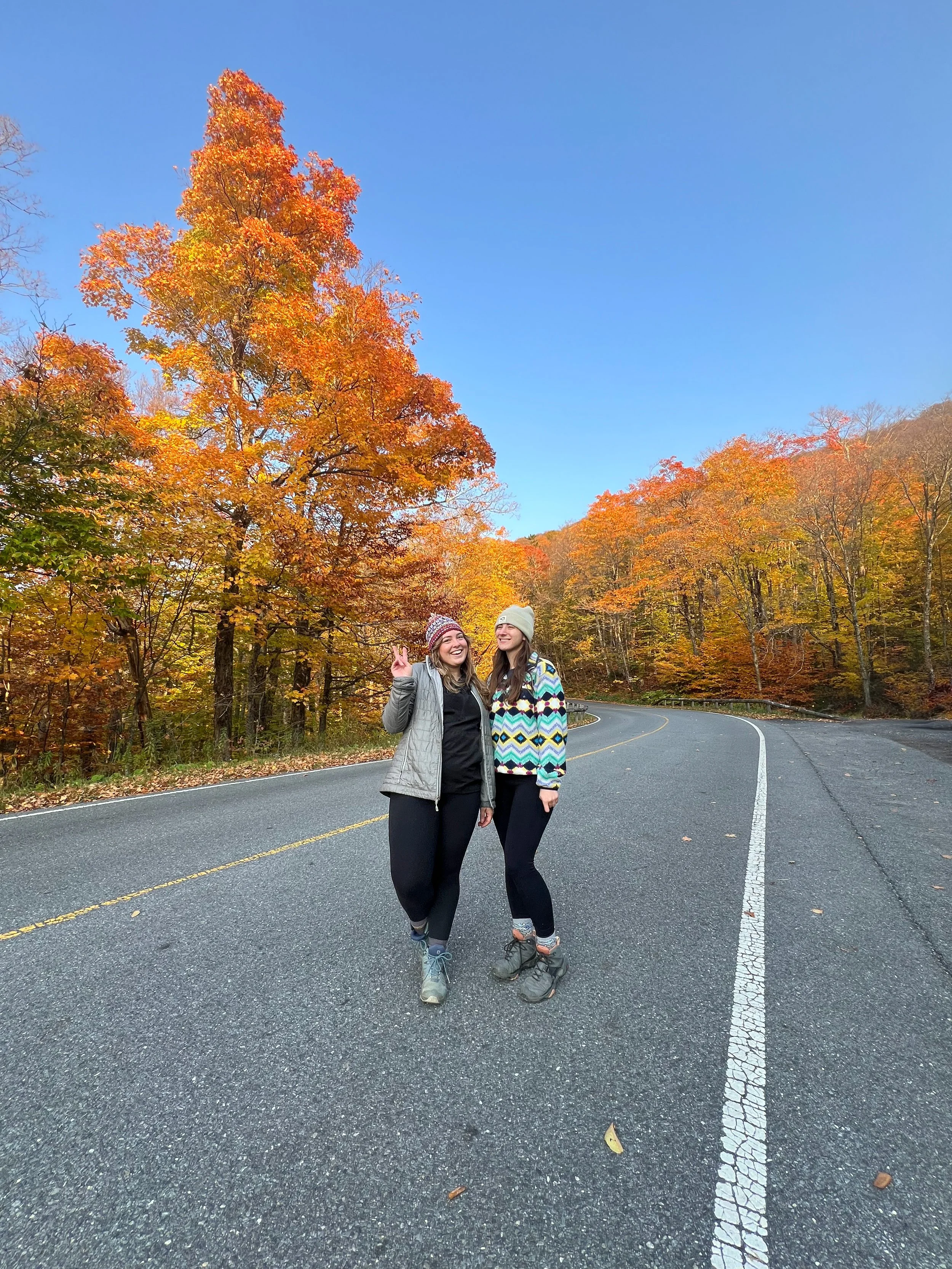Travelers in Vermont for fall foliage