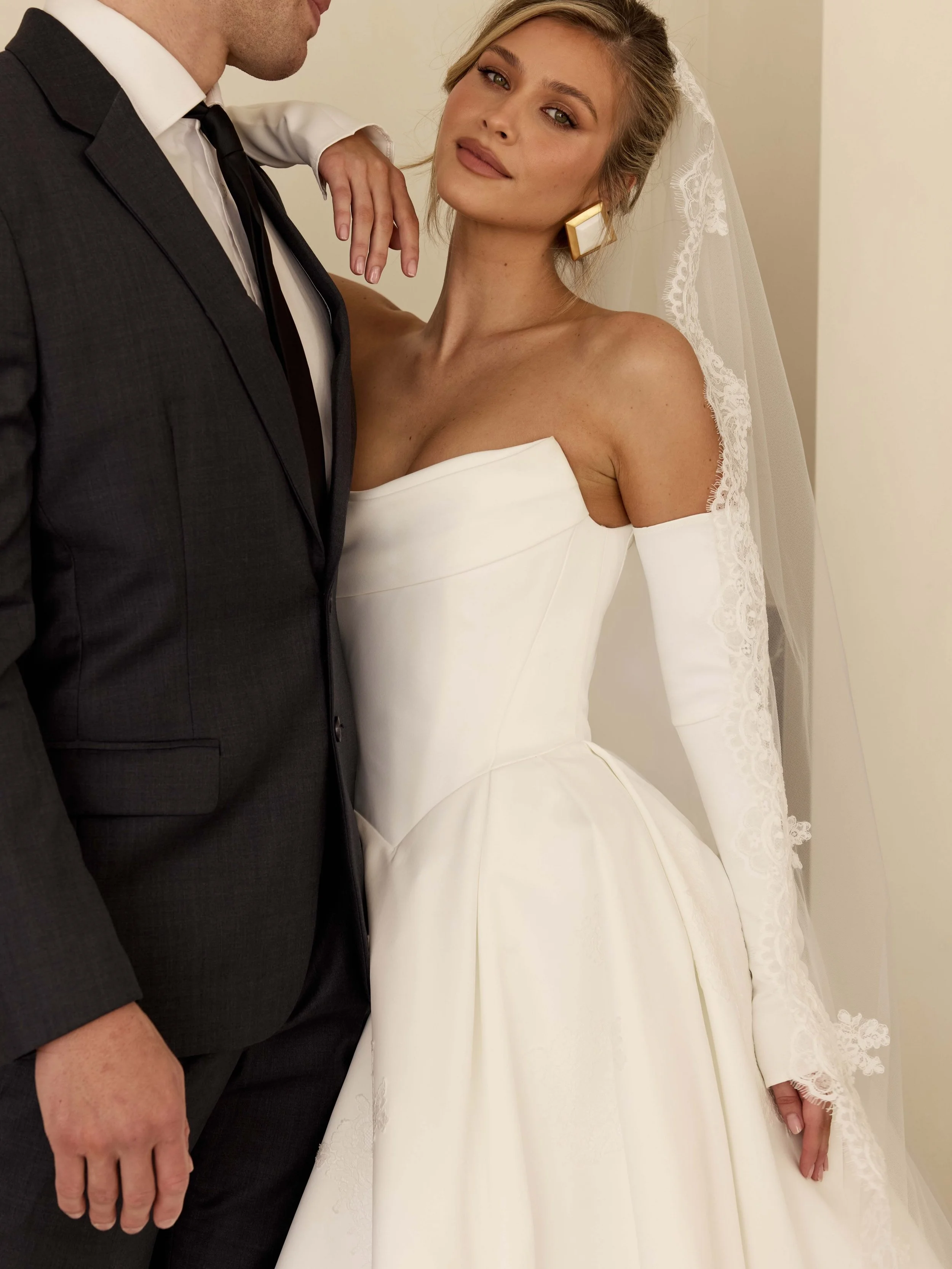 New release from MWL 

MONROE

A romantic reimagining of our beloved Celine, Monroe brings timeless glamour to the modern bride. Crafted from luxurious duchess satin, Monroe pairs a structured, figure hugging bodice with a soft, romantic skirt that d
