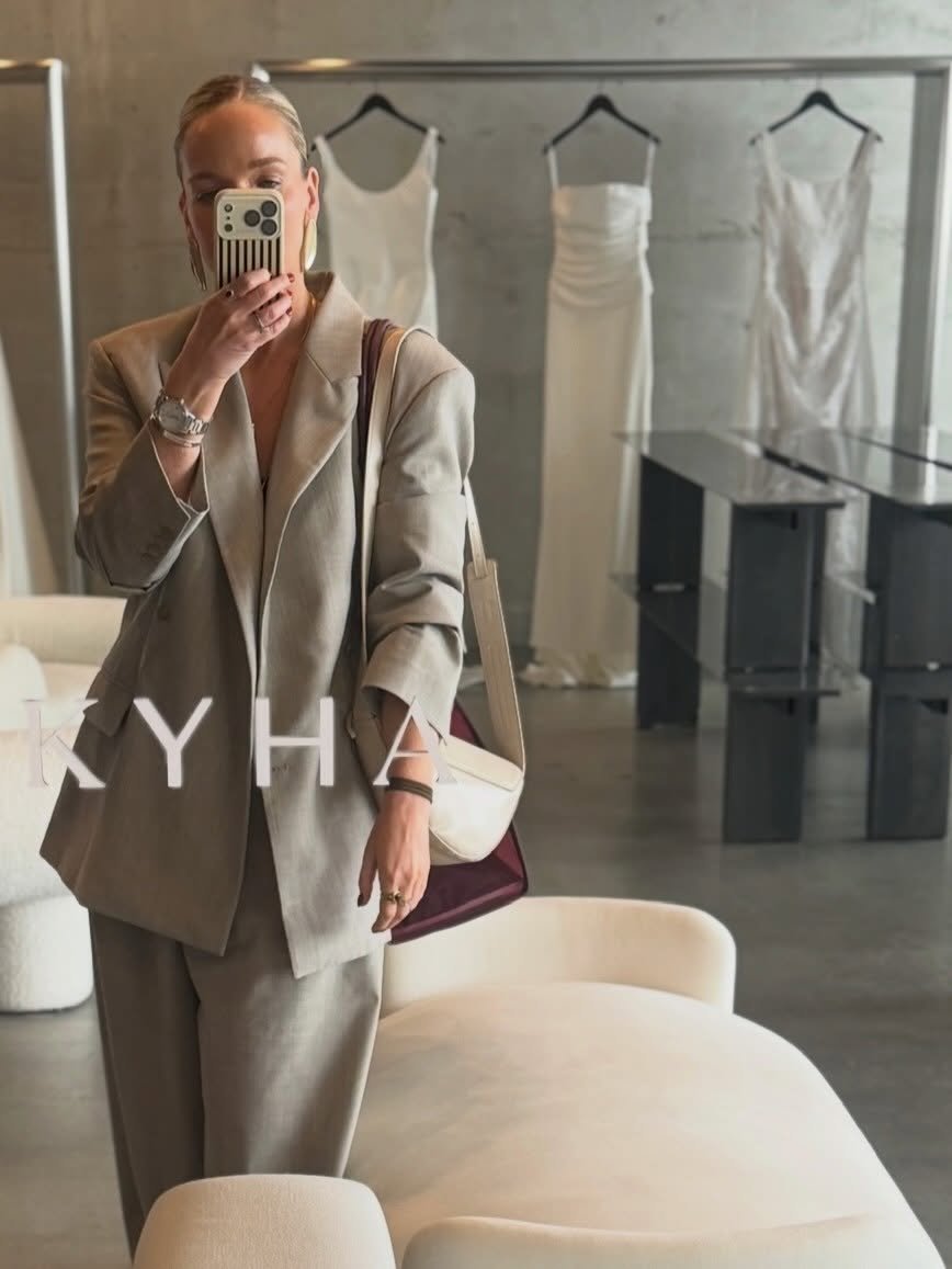 KB IN NYC WITH KYHA FOR NYBFW

@kyhabride new collection Josephine is here and we are in love! 

&lsquo;A chaptered journey, shaped by change and the electric spirit of the 70s&rsquo;

Arriving soon at The Aisle

#nybfw #kyhabride #newcollection #wed