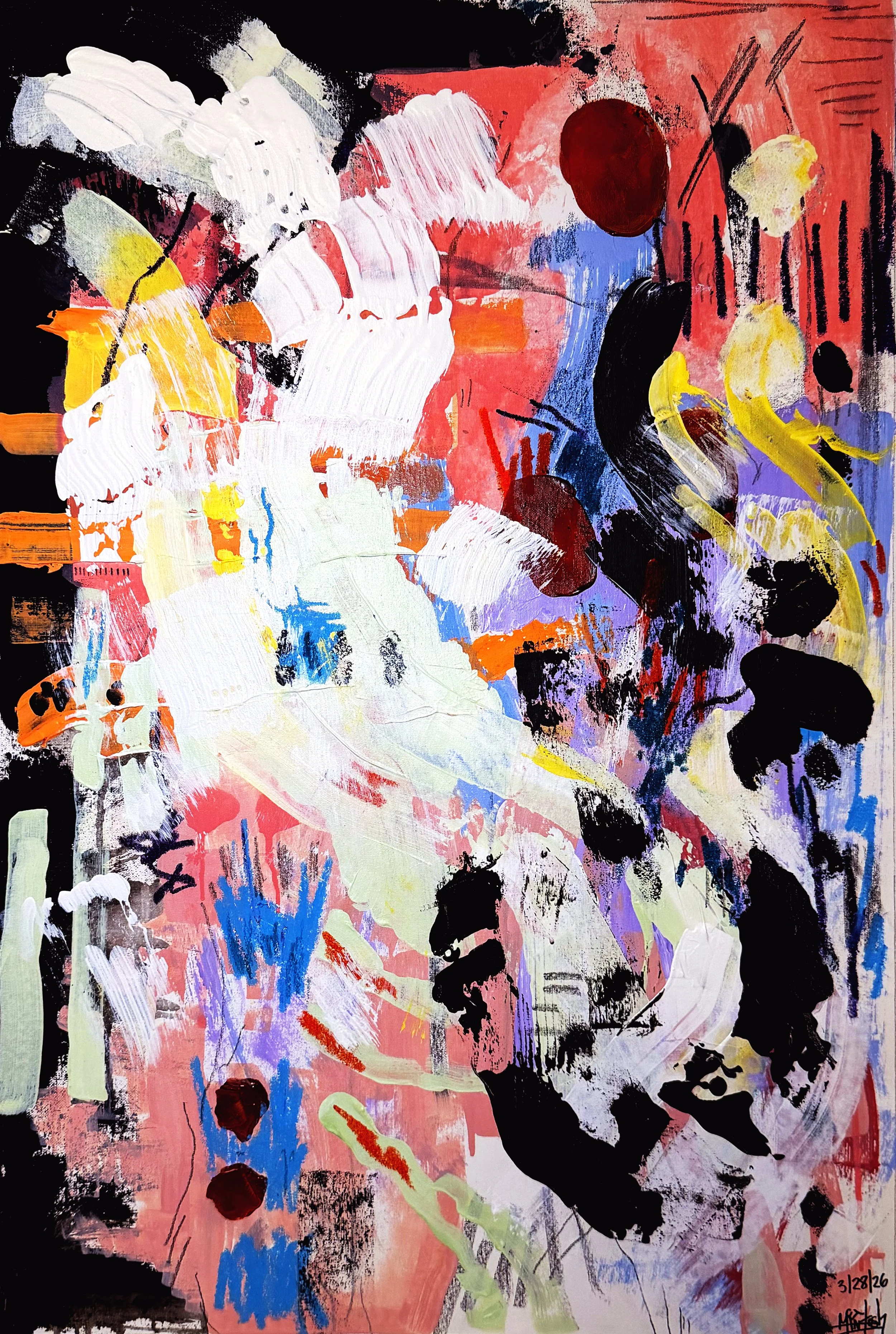 A Healing Current
24 in by 36 in 
Acrylic 
Memphis, US
2026