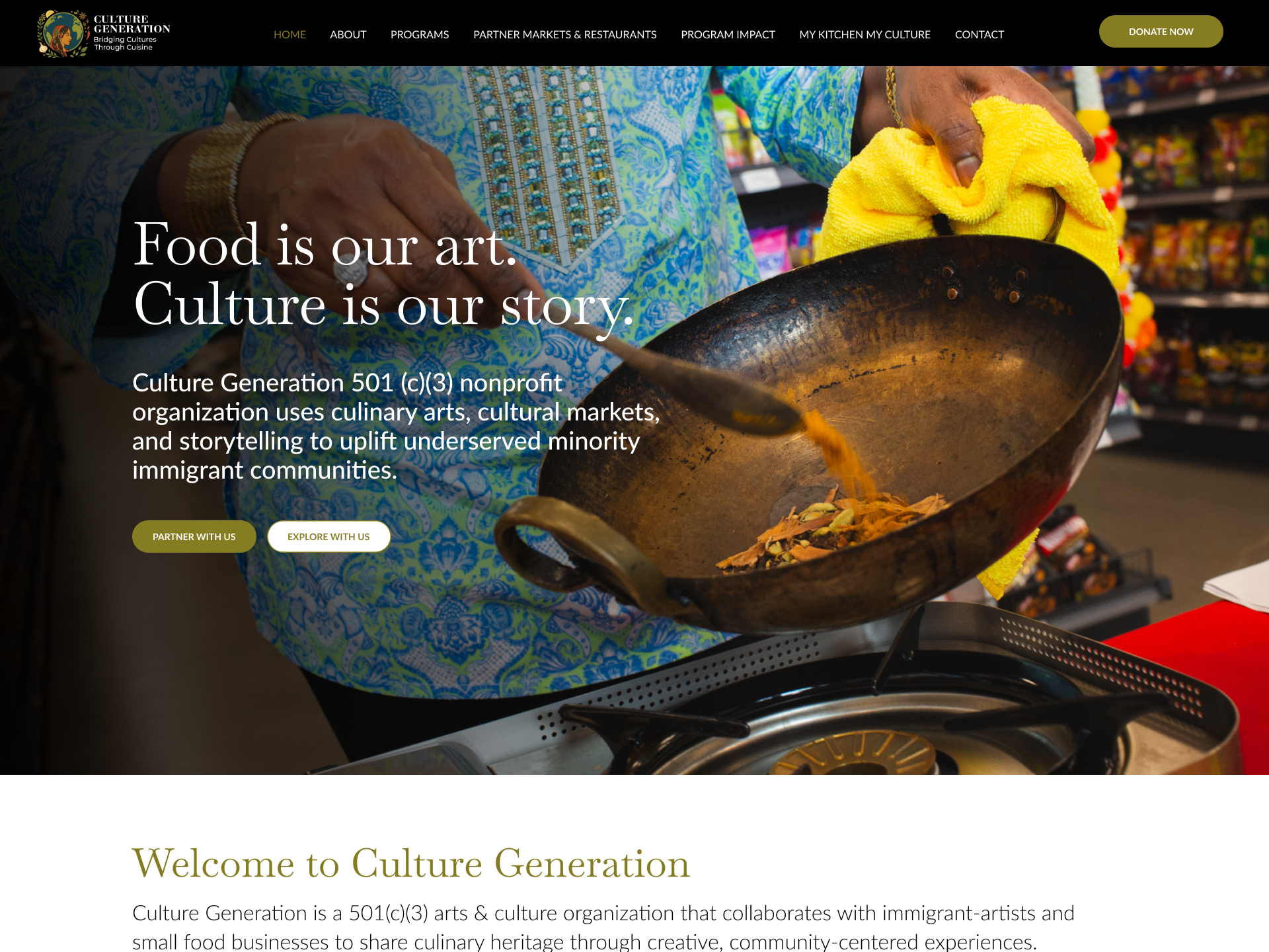 Culture Generation website
