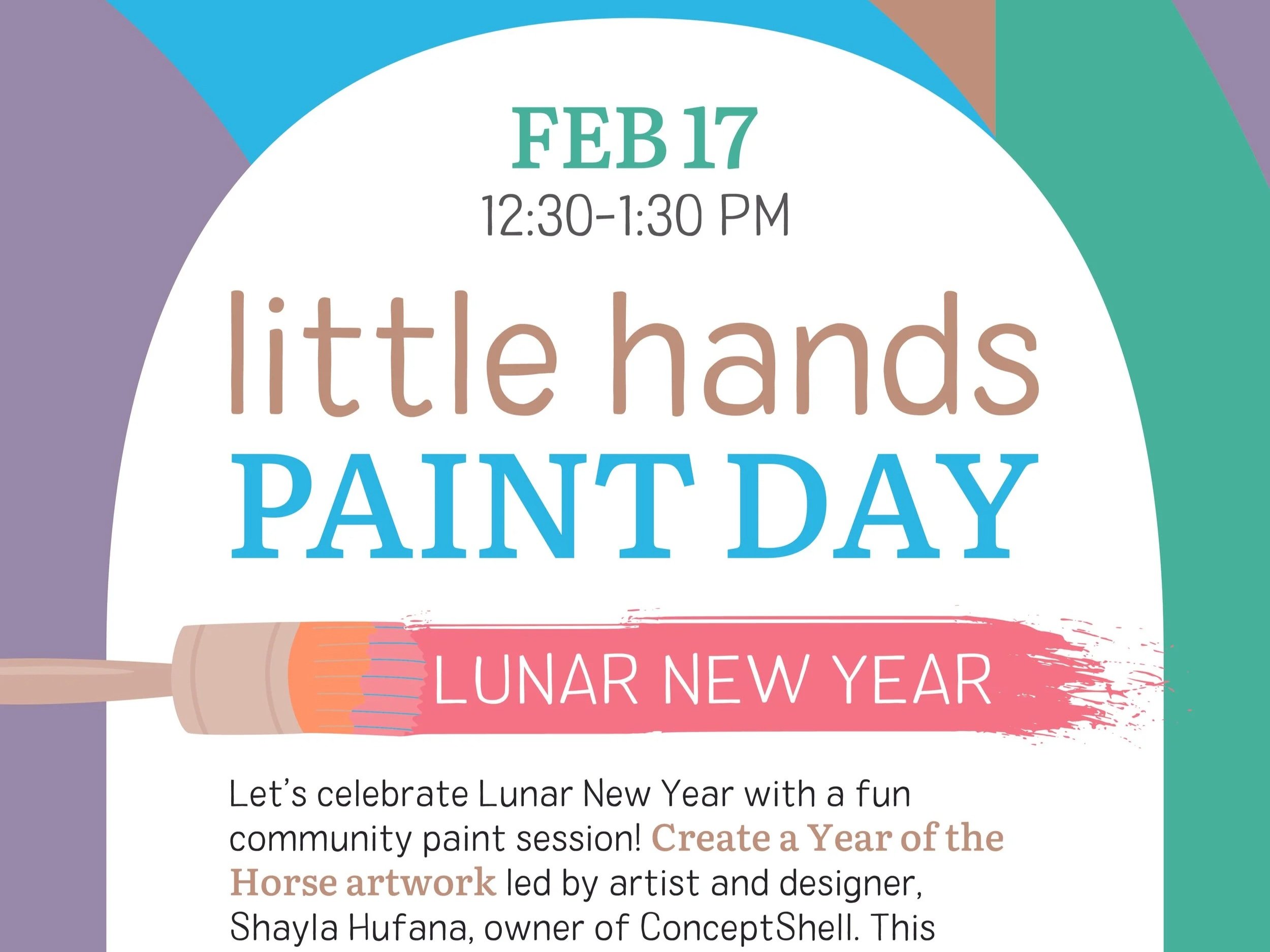 Little Hands Paint Year of the Horse