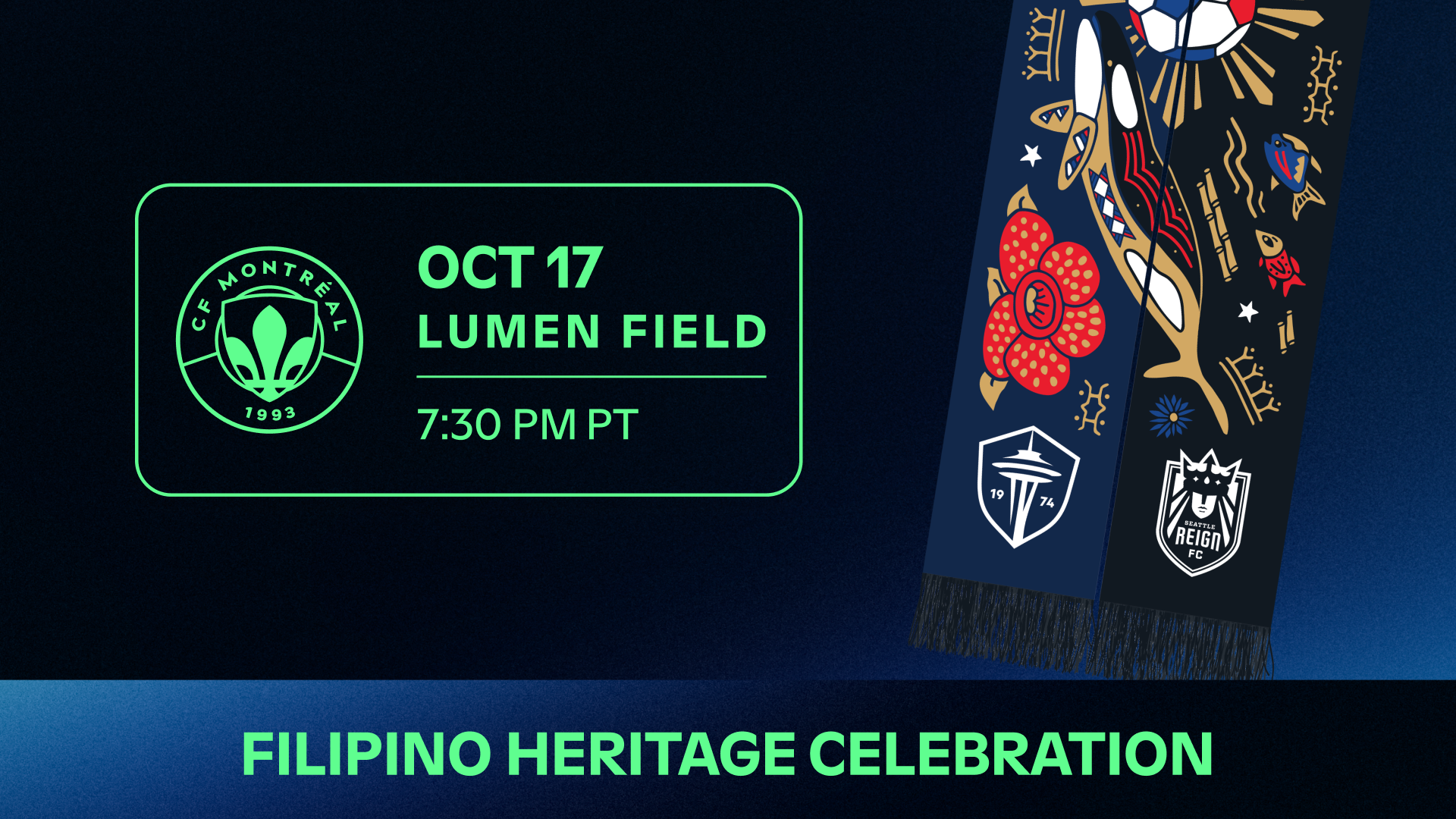 Filipino Heritage Celebration with the Sounders