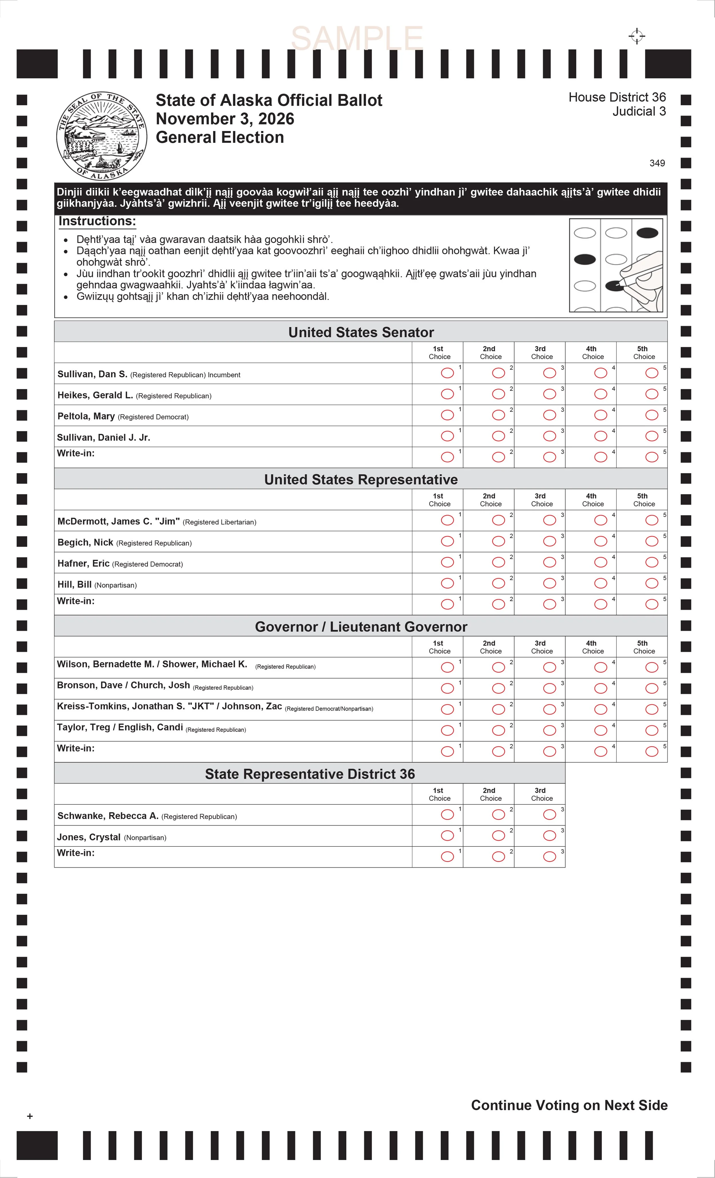 Gwichyaa Zhee HD36-JD3 Ballot Pg.1