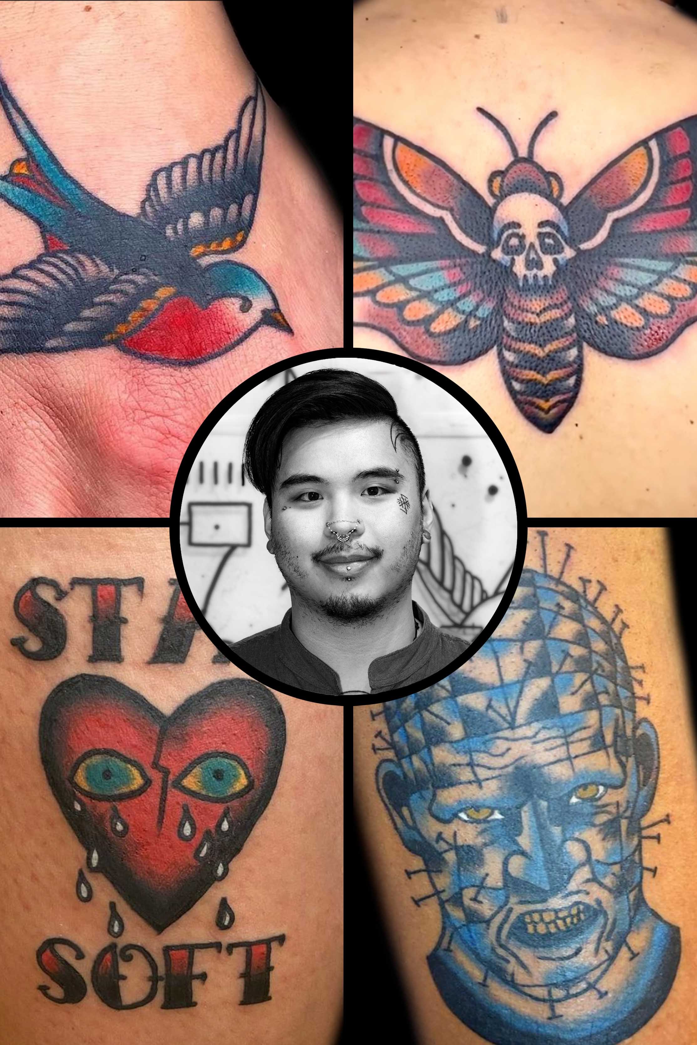 Tattoo Artist Sean Huang — LIVE BY THE SWORD TATTOO