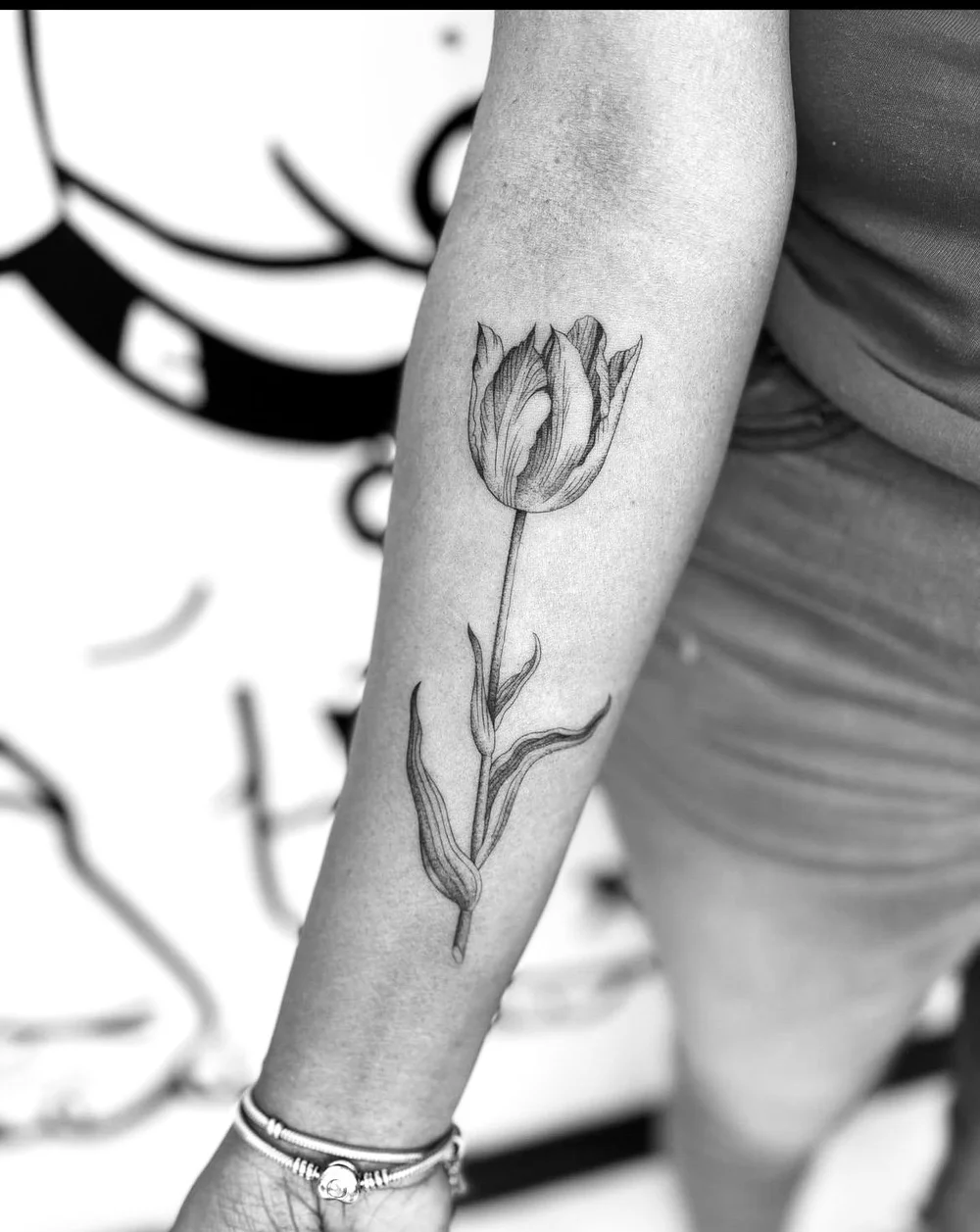 Fine Line & Single Needle Tattoo NYC — LIVE BY THE SWORD TATTOO