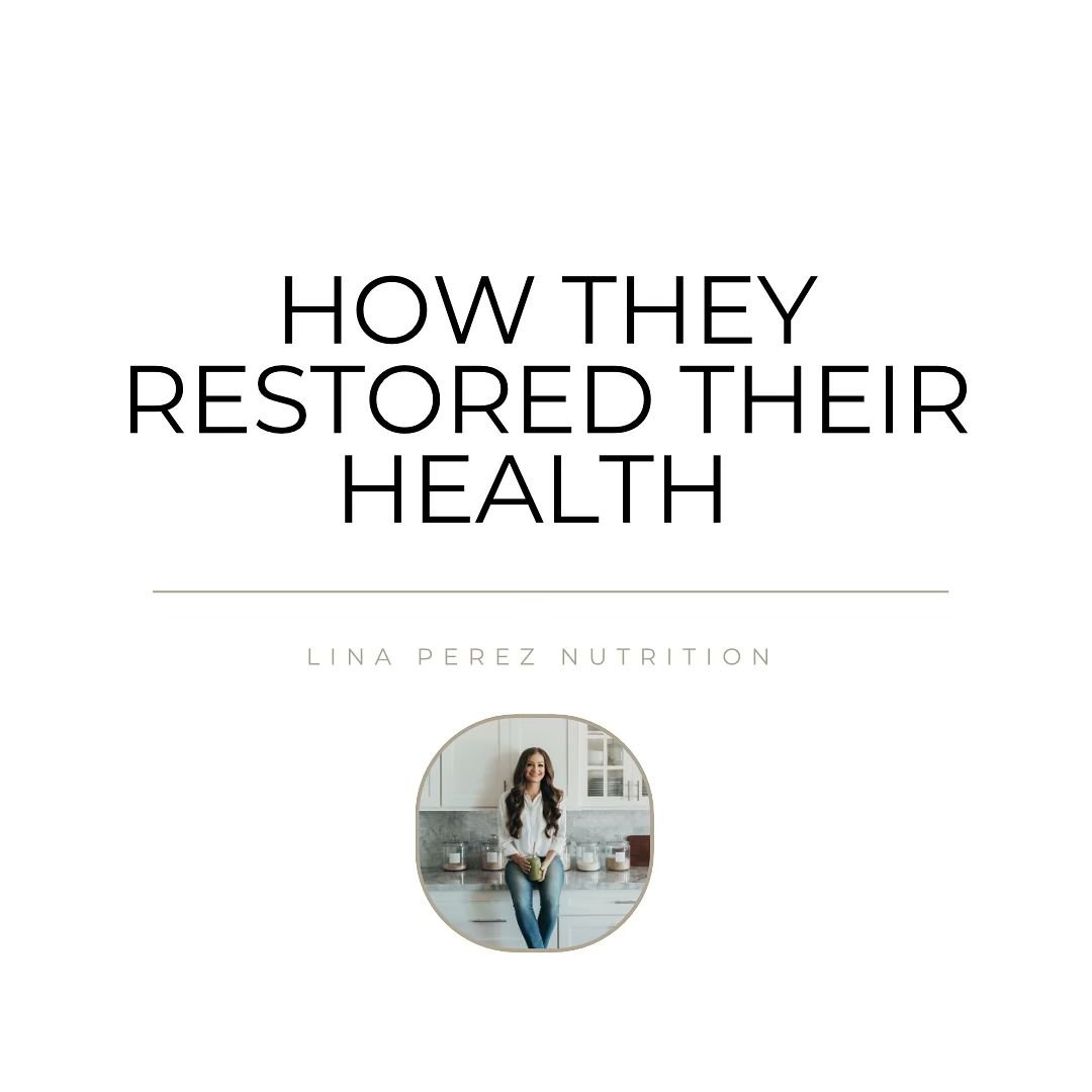 Hearing how my clients have transformed their health is the most rewarding thing about being a clinical Dietitian. I truly believe in the power of this work because I&rsquo;ve helped over a hundred women do it for themselves. 💫

Thank you to the peo