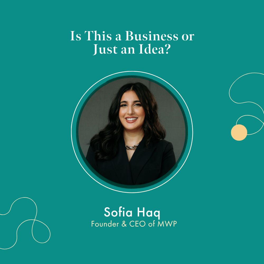 Is This a Business or Just an Idea?
