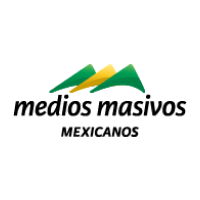 Logotipo con letras verdes y negras, con línea curva en verde y amarillo.