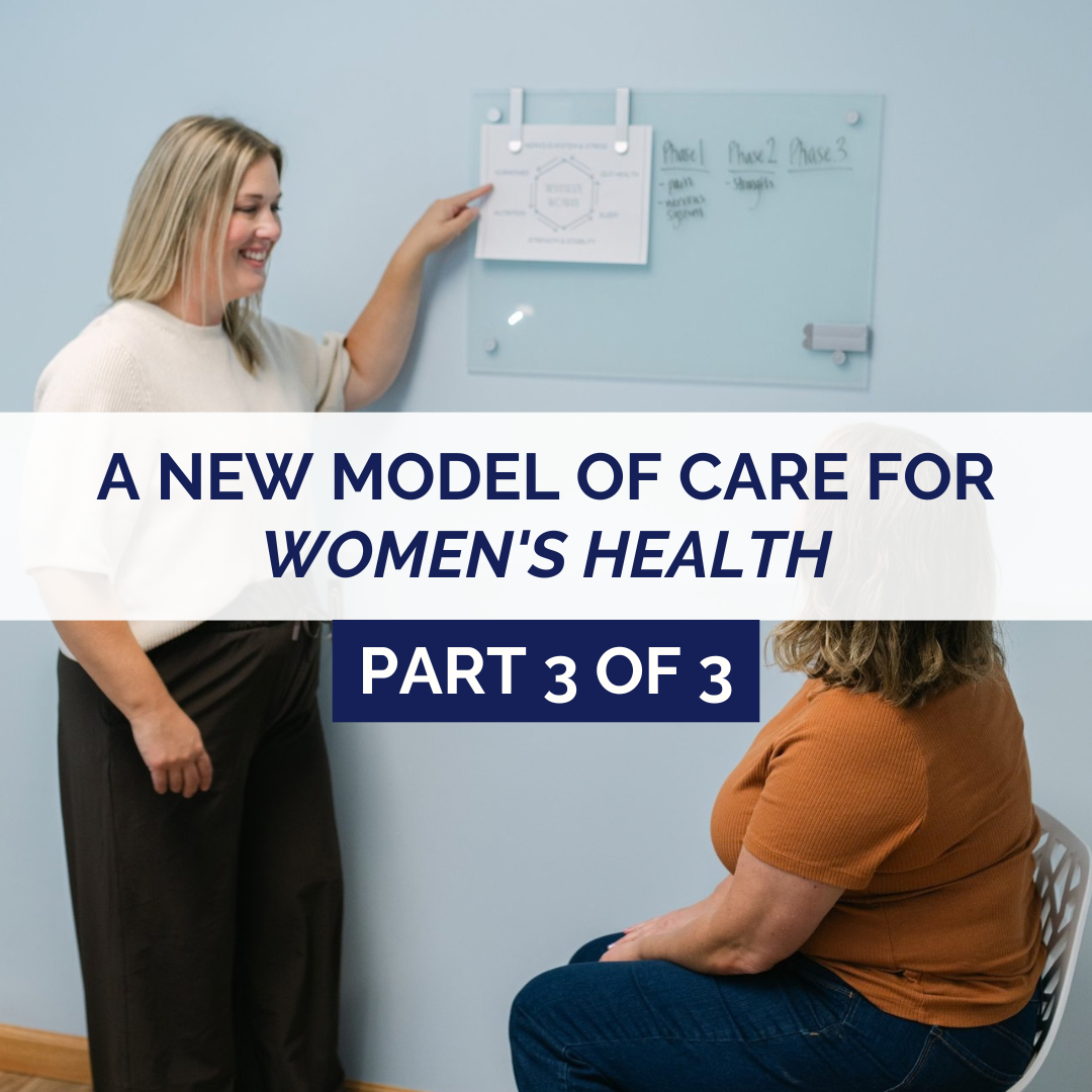 A New Model Of Care For Women's Health: Part 3 of 3&nbsp;