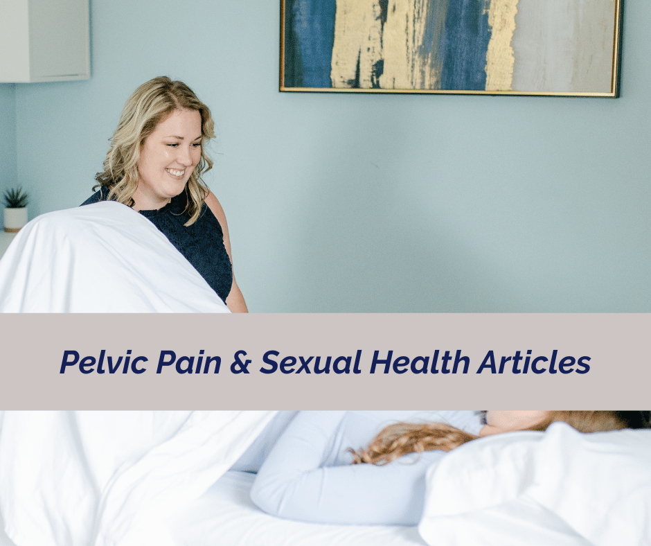 pelvic pain & sexual health articles