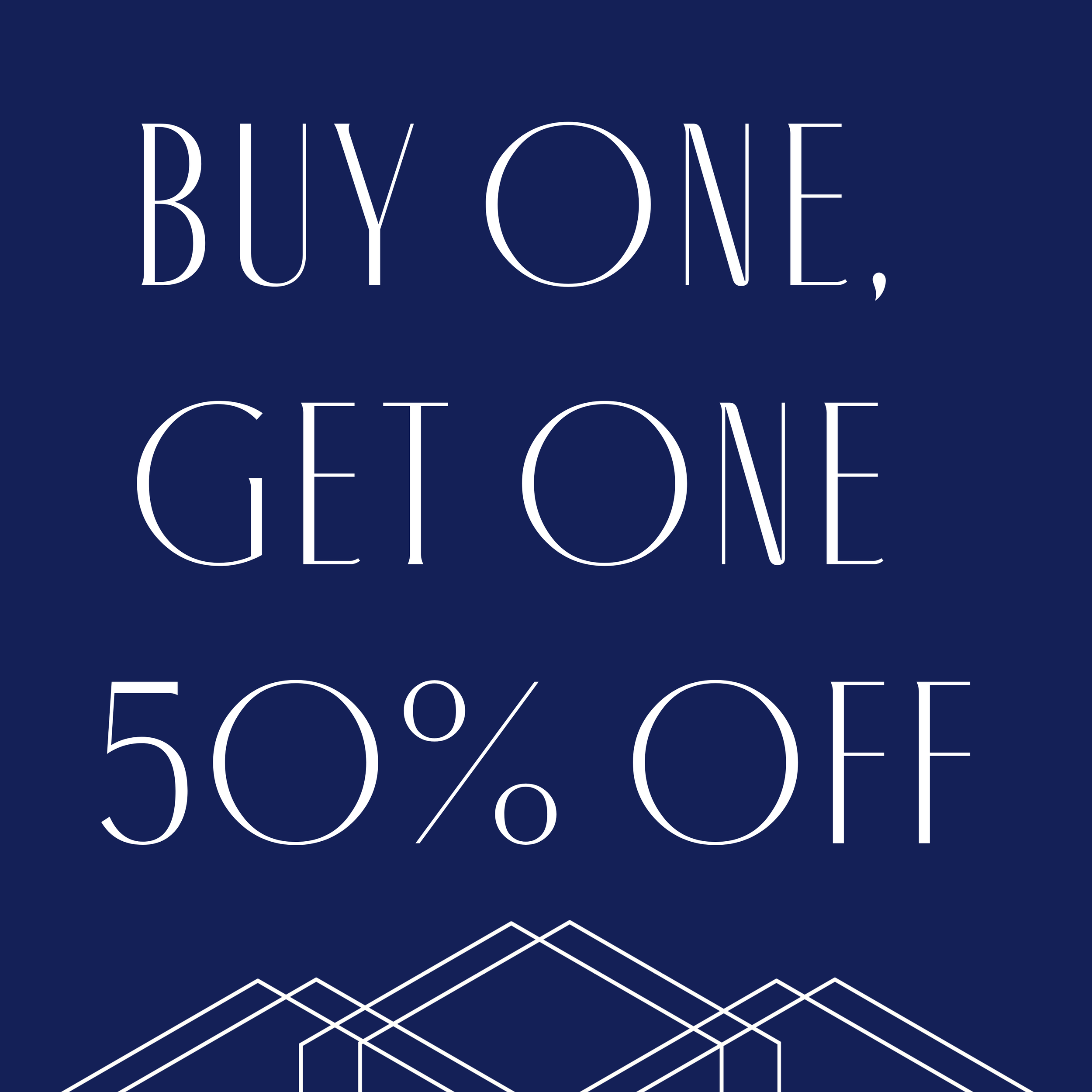 BOGO 50% OFF Treatment Sessions