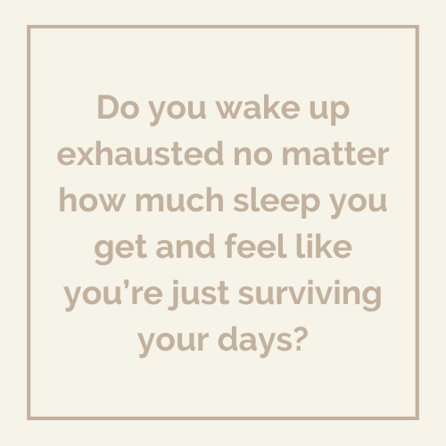 Woman struggling with exhaustion and fatigue despite getting sleep