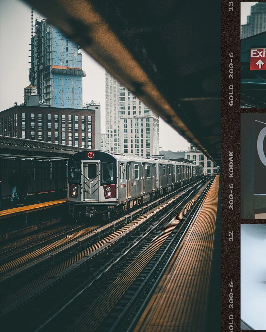 For the last few weeks we had a lot of rainy days in New York. Crazy enough those were the days I had to go to work or travel the city. So I thought it be cool to show some of them. These were taken on the 7 line in Queens at Court Square. Canon Rp,