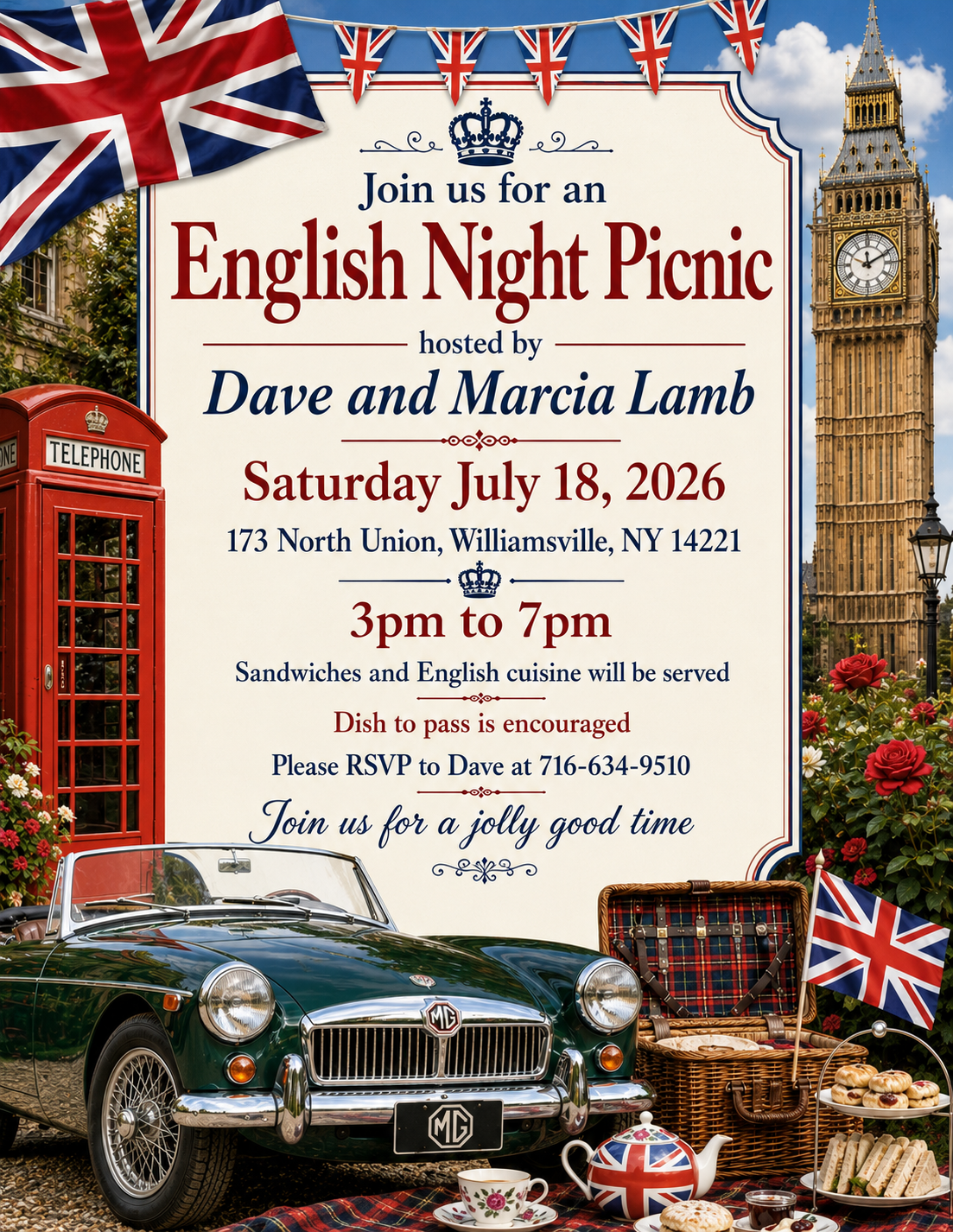 English Night Picnic