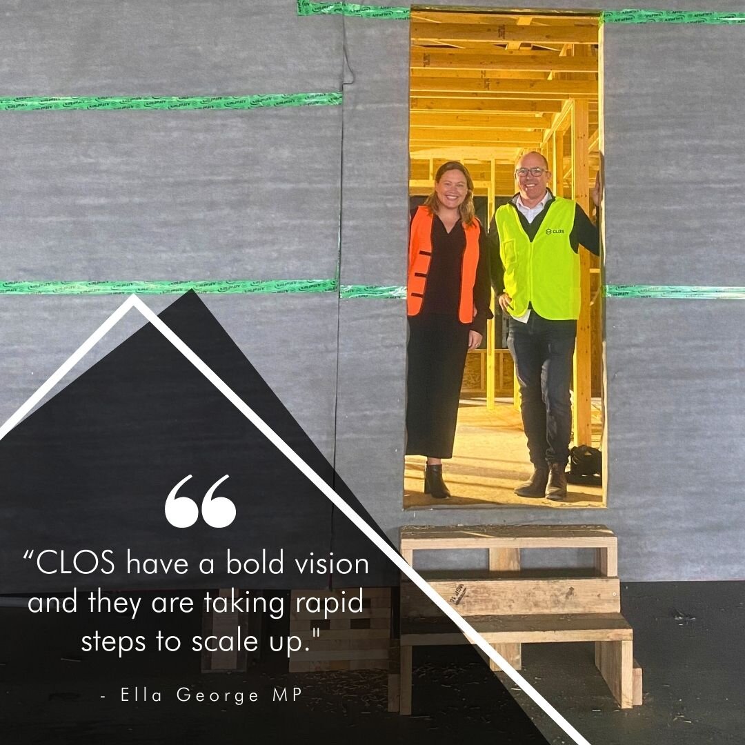 Ella George was impressed by the iconic nature of the move and the strong community focus demonstrated by CLOS. 

#clos #crosslaminatedoffsitesolutions #closgeelong#construction #modularhomes #modularbuild #homedesign#modularaccomodation #podhome #ge