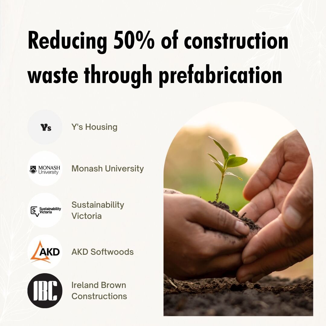 CLOS is proud to be partnering with the below teams in a Victorian-focused project aiming to verify the potential of prefabrication in terms of waste reduction, cost savings, and time efficiency. The project aims to establish a solid foundation of ev