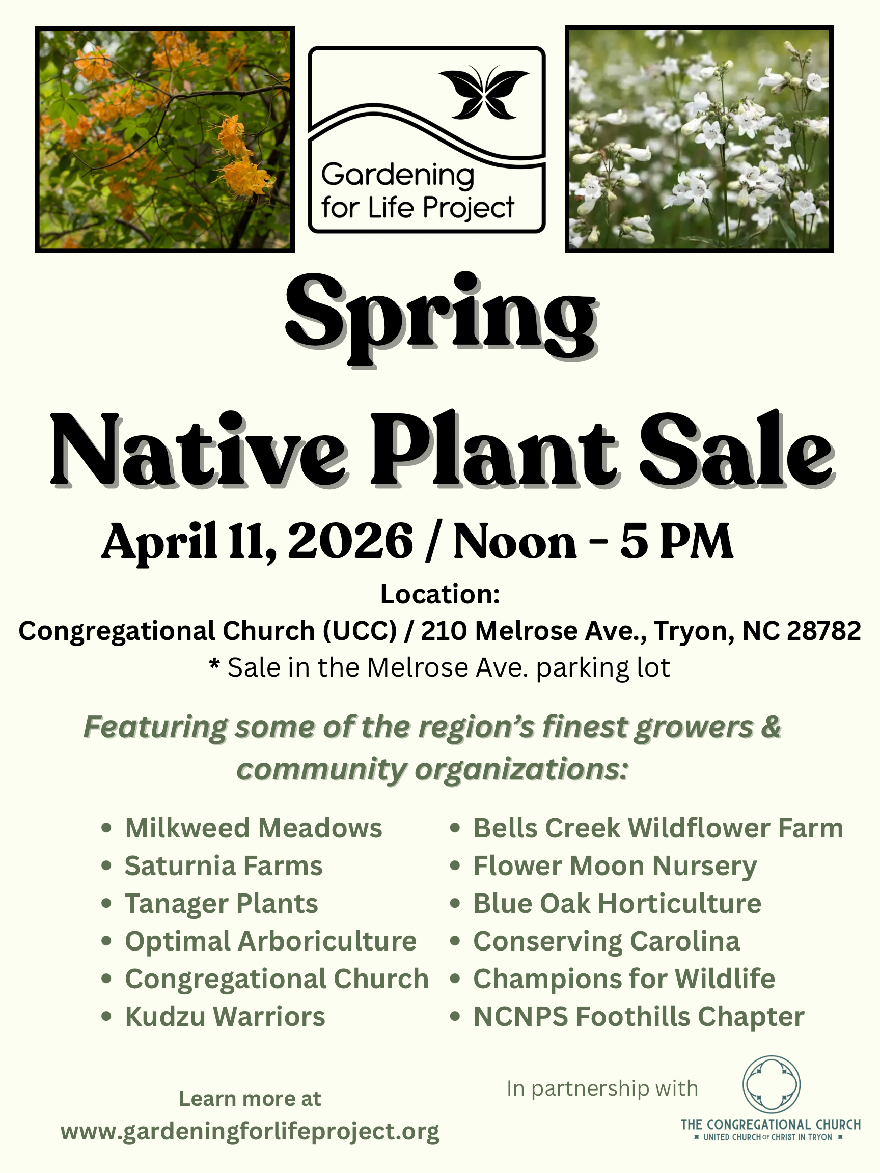 GFLP Spring ‘26 Native Plant Sale